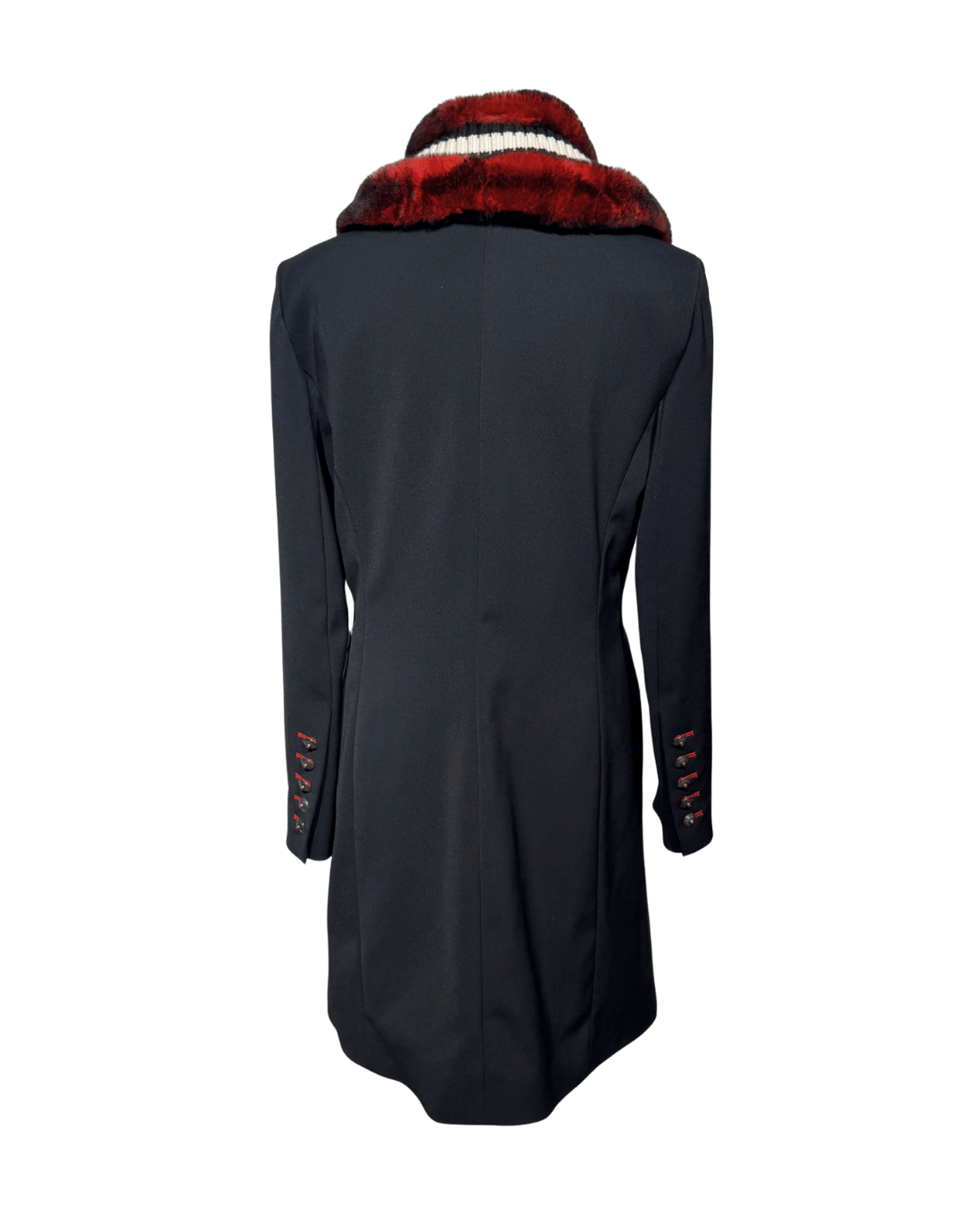 CAPPOTTO GATTINONI NERO PELO LAPIN