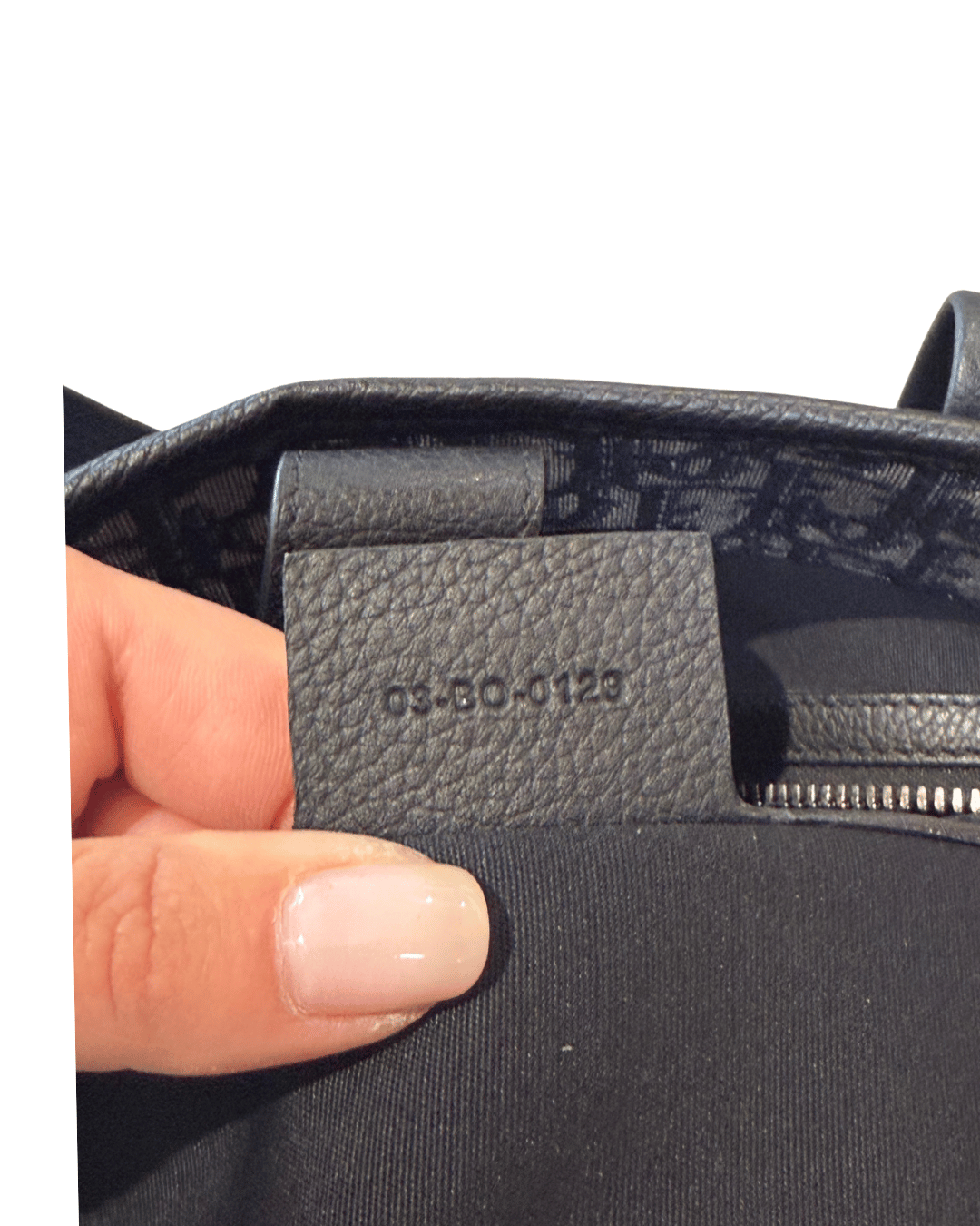 TOTE DIOR TRAMA DIOR OBLIQUE BLU