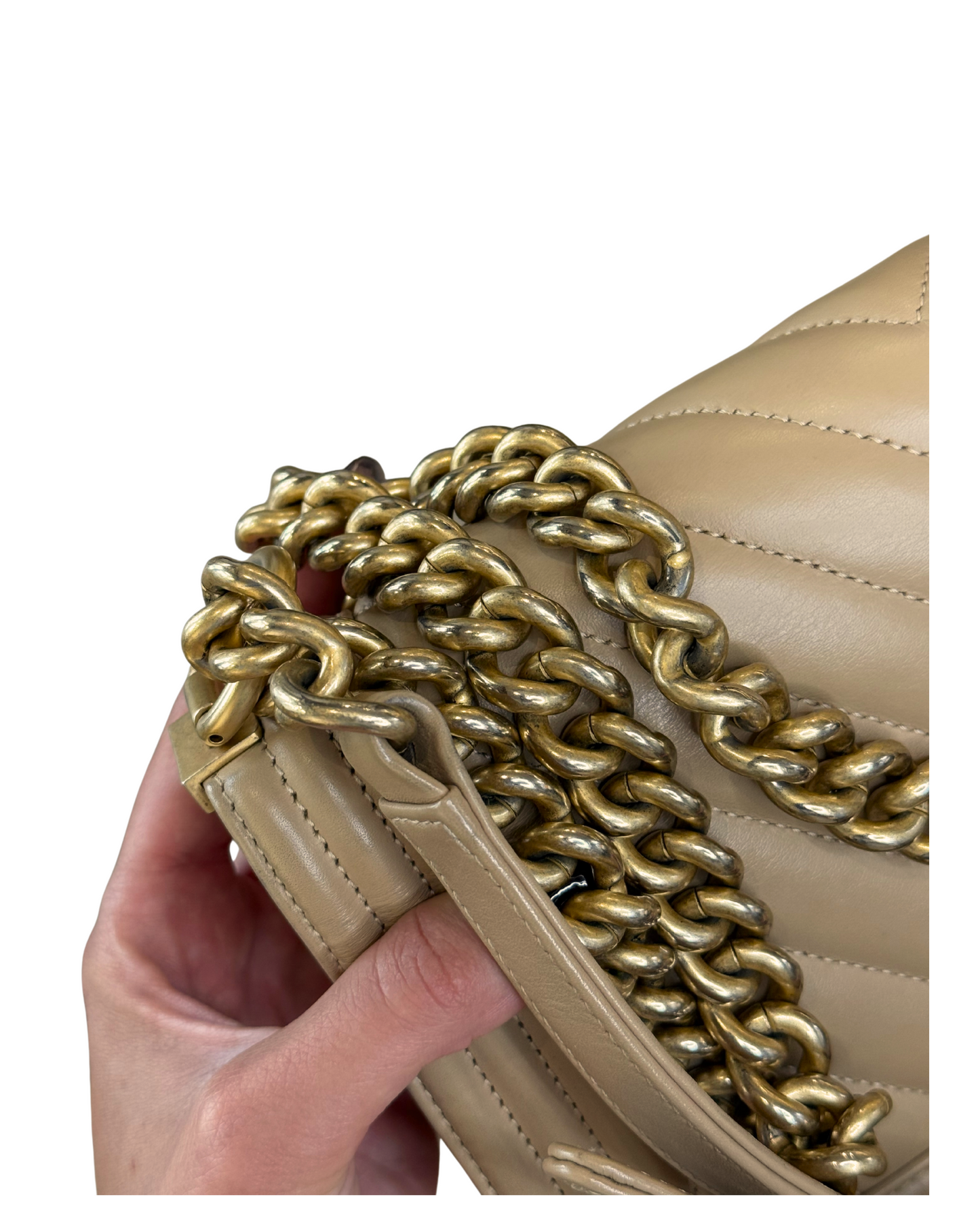 CHANEL BOY BEIGE