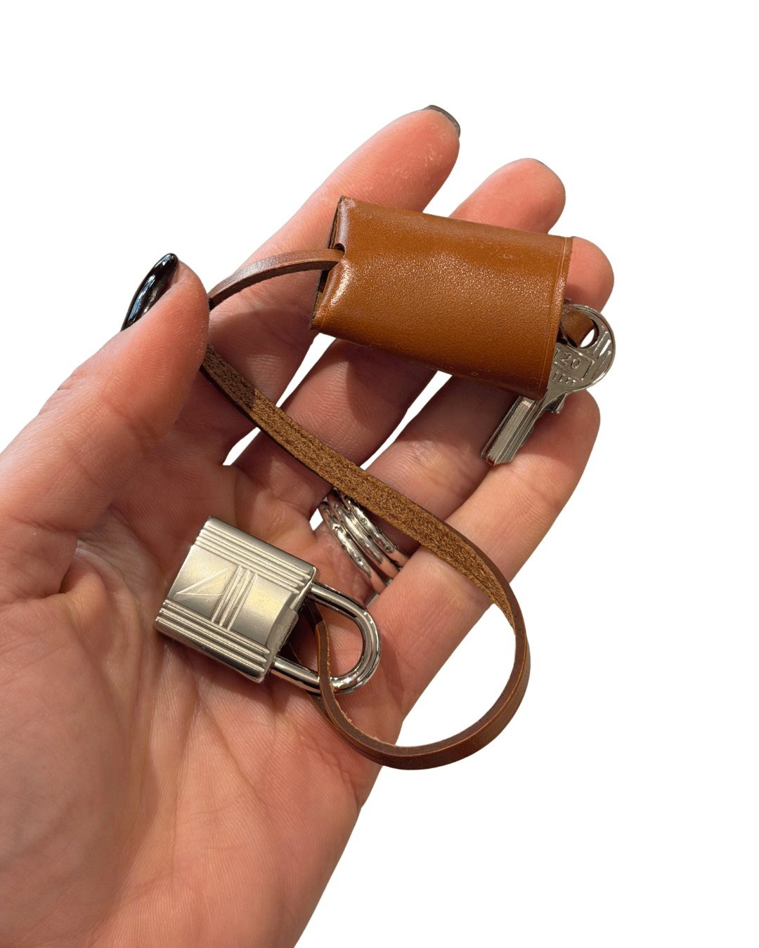 HERBAG HERMES ARANCIONE RIFINITURE CUOIO