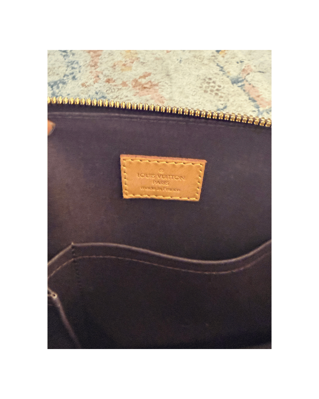 ALMA PM LOUIS VUITTON VERNIS BORDEAUX/MARRONE