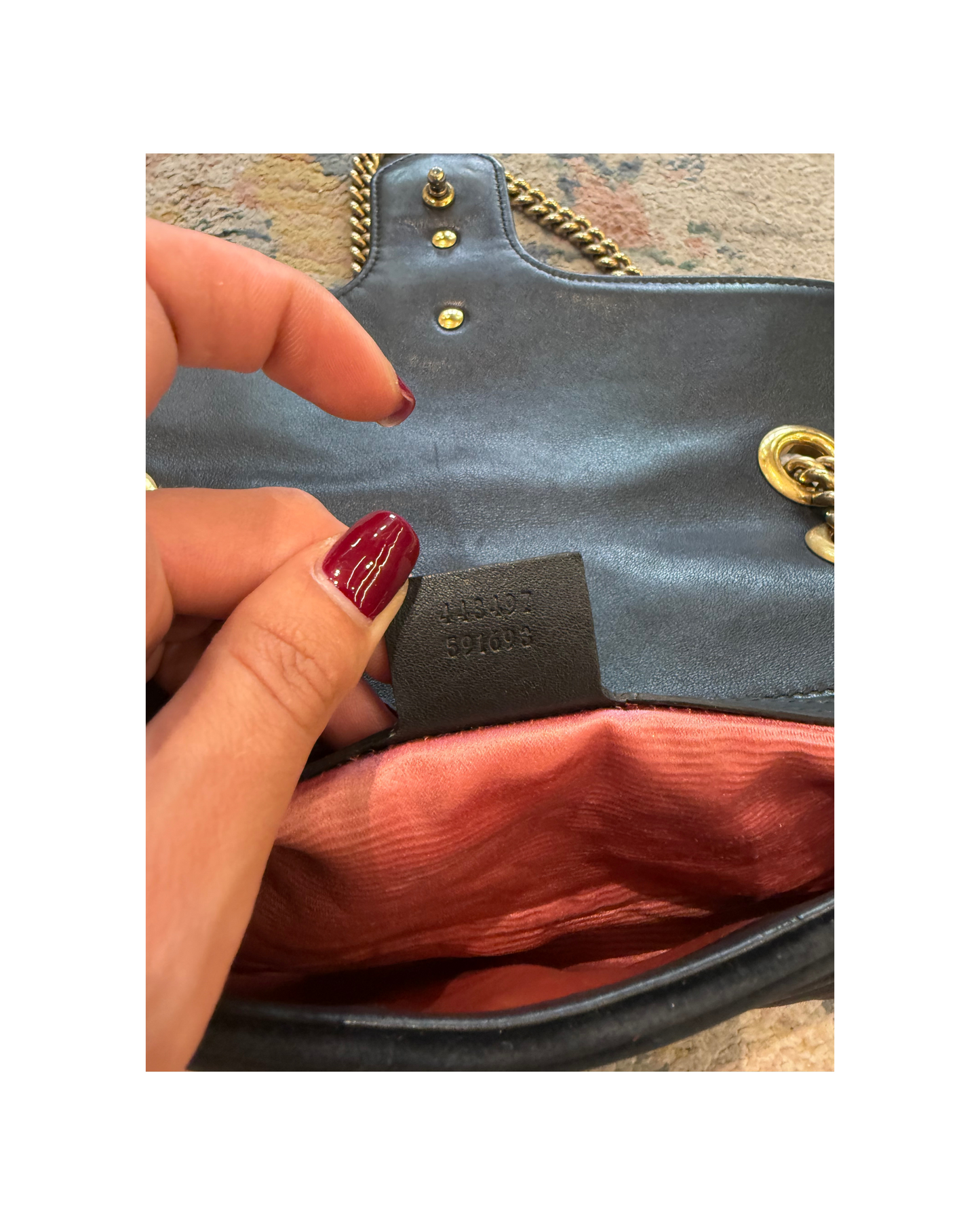 GUCCI MARMONT VELVET NERA