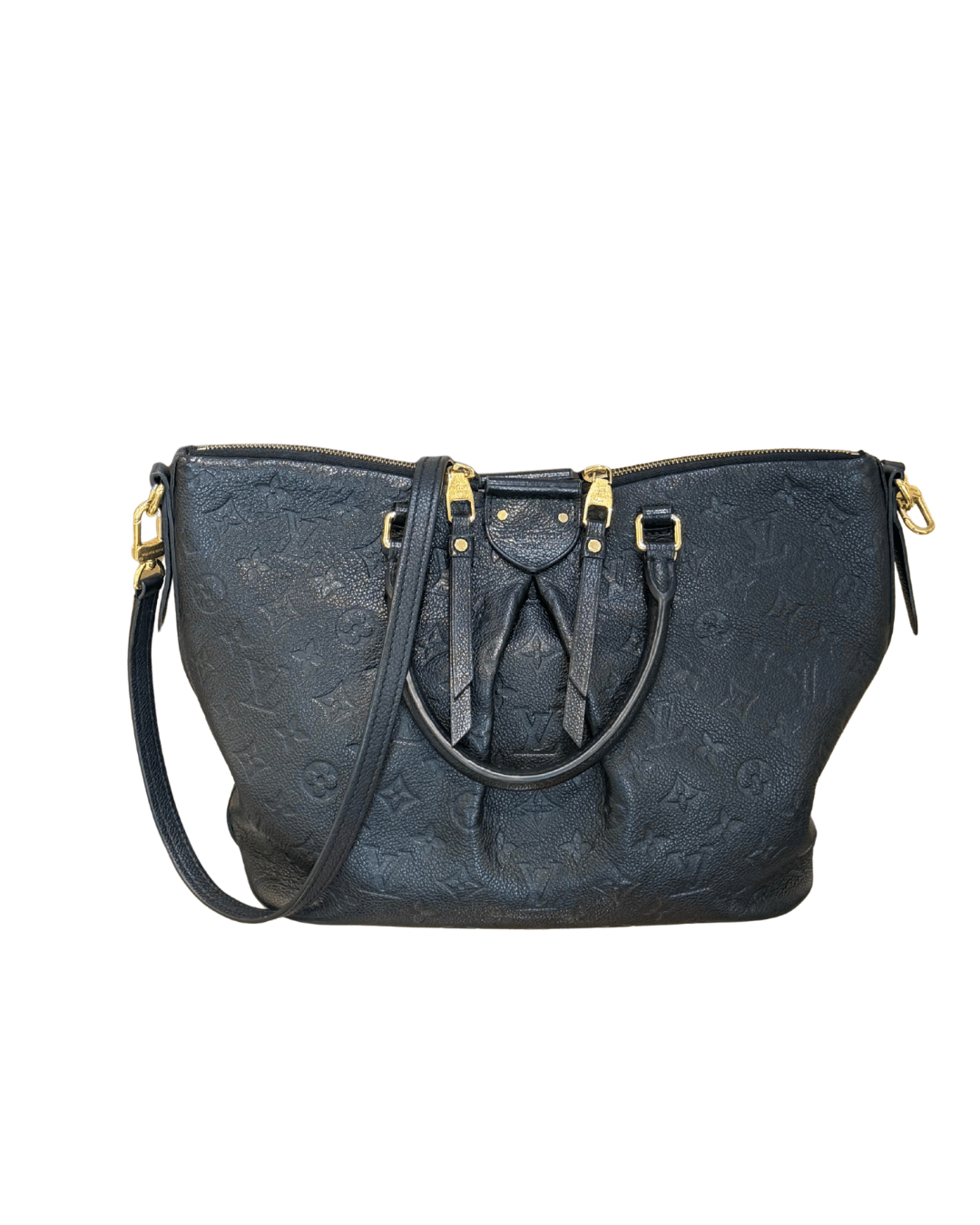 MAZARINE MM PELLE IMPRESSA NERA LOUIS VUITTON