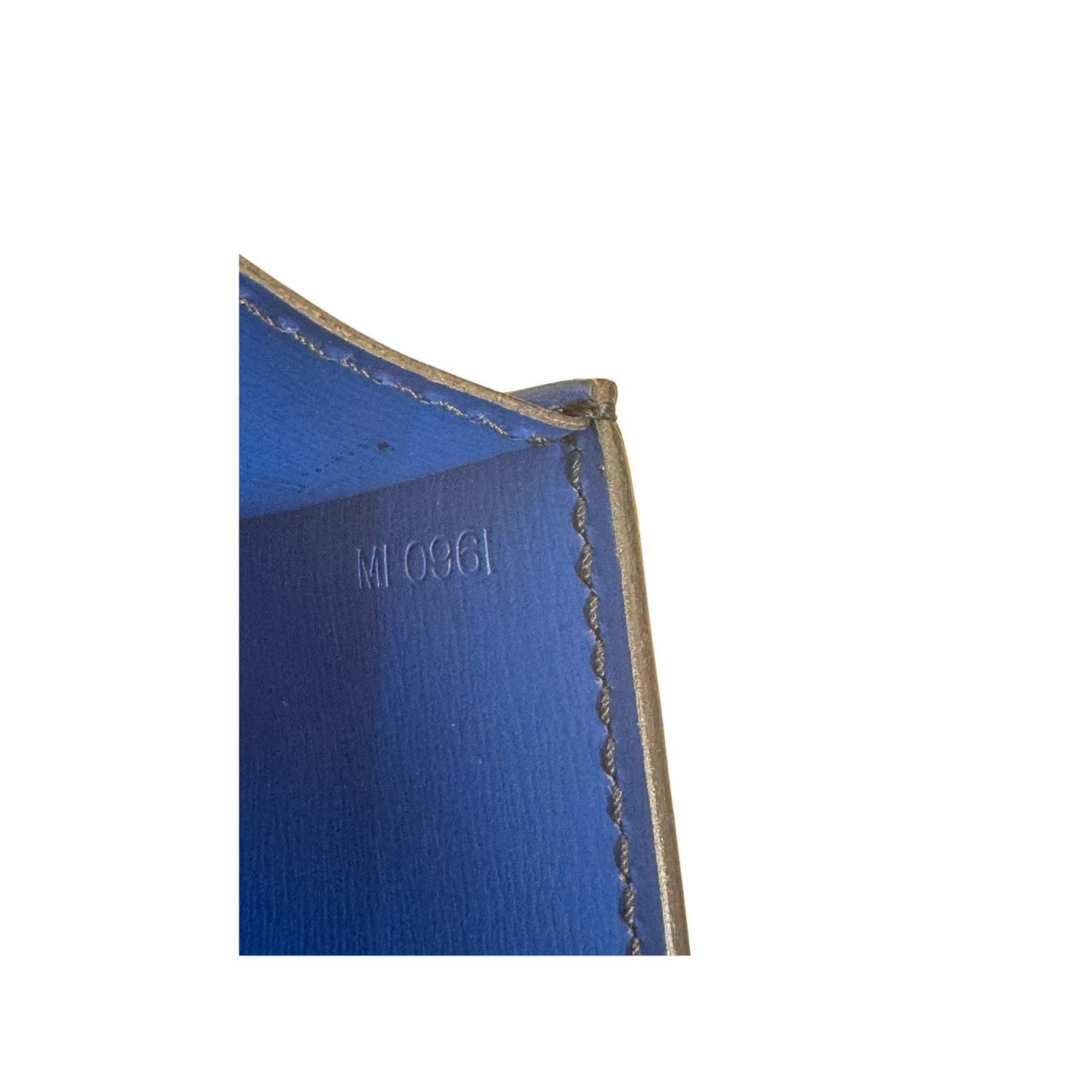 POCHETTE LOUIS VUITTON BLU PELLE EPI