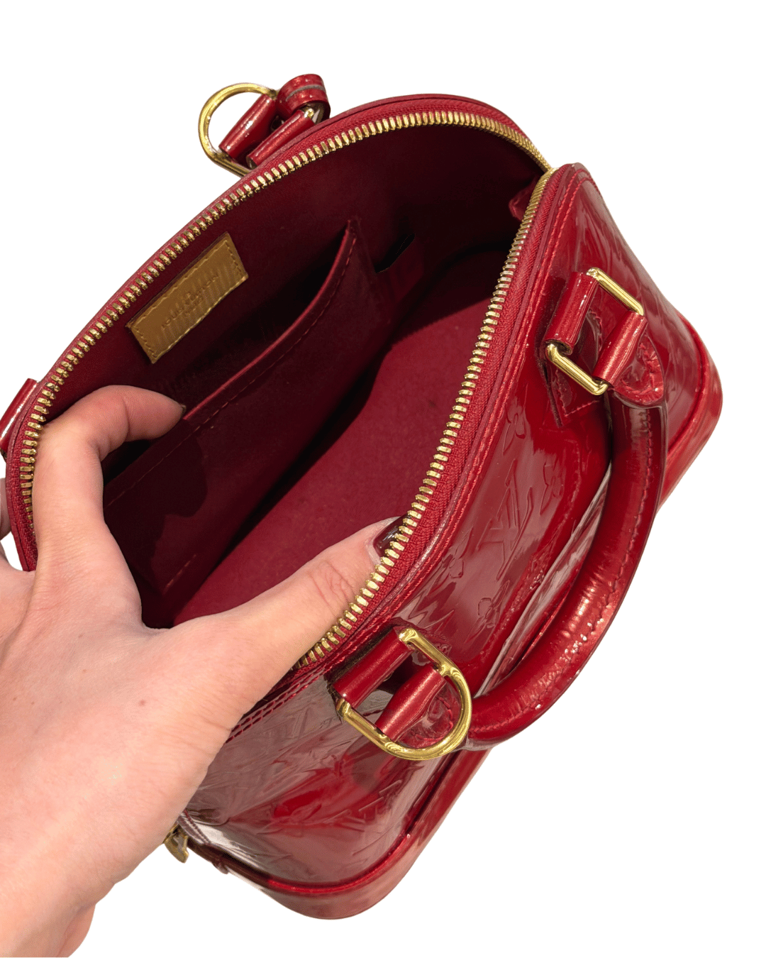ALMA BB VERNICE ROSSA LOUIS VUITTON