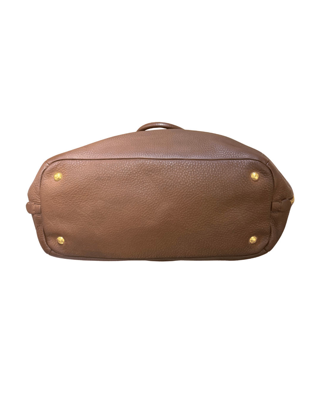 BORSA PRADA PELLE MARTELLATA MARRONE