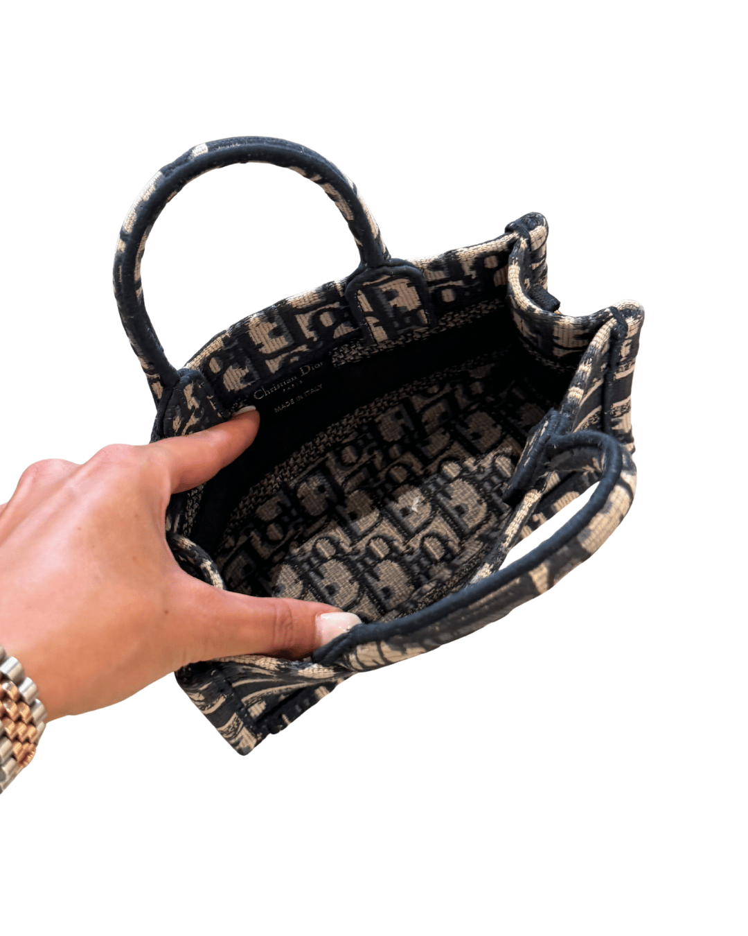 DIOR MINI BOOKTOTE CON TRACOLLA