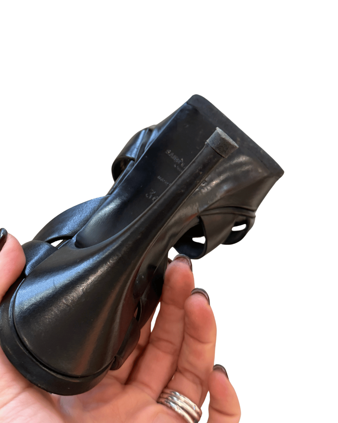 SANDALI TRIBUTE YSL NERI Nr 36.5