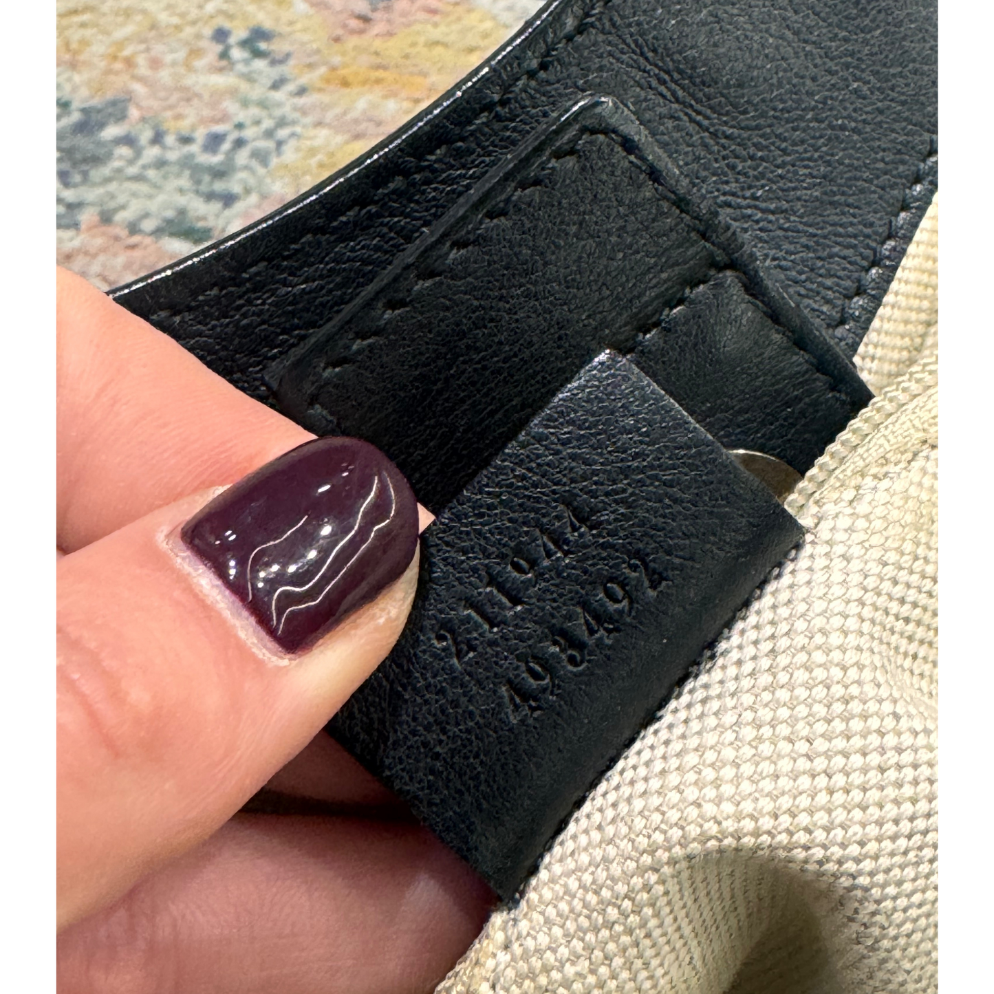 BORSA GUCCI NERA IN PELLE