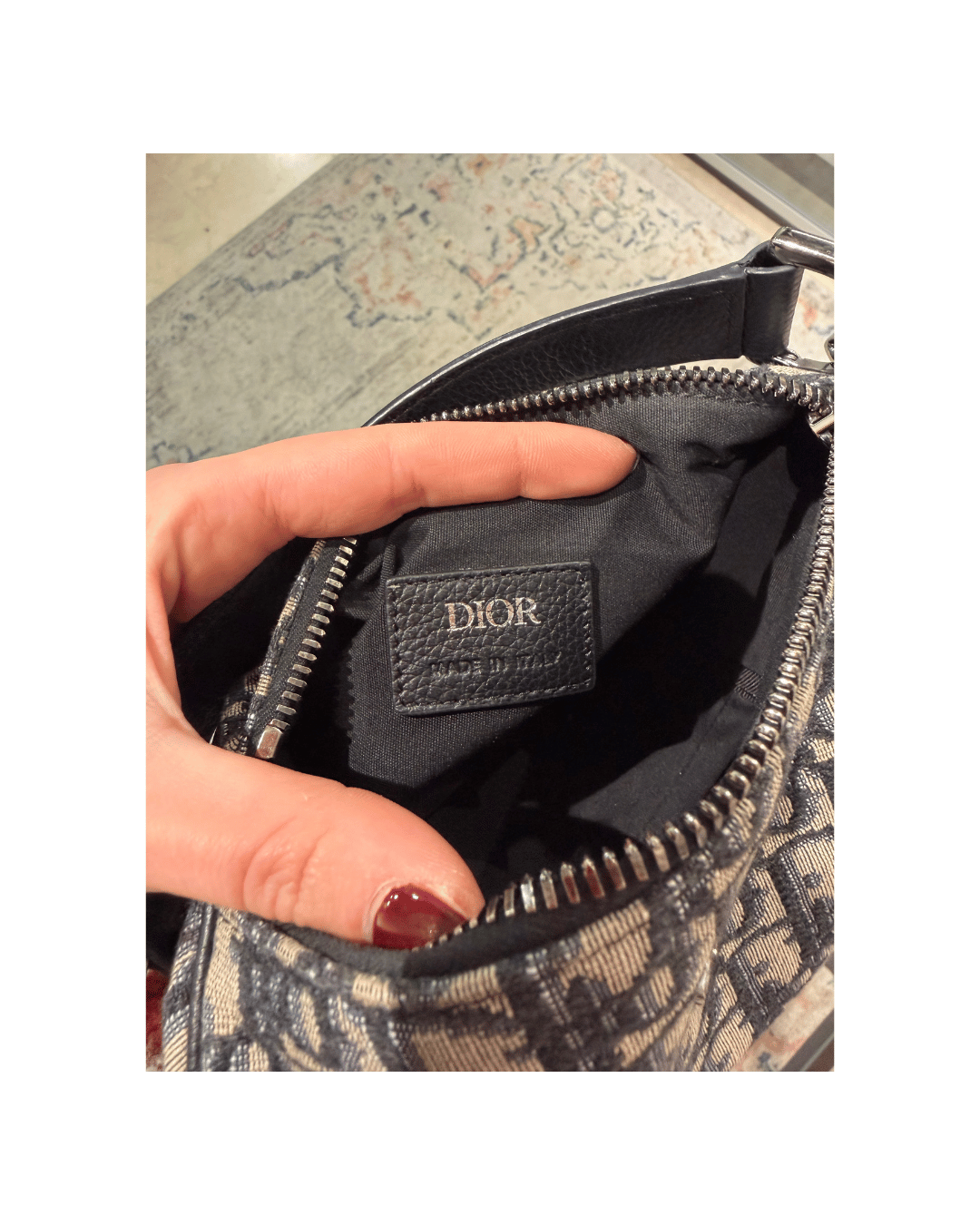 DIOR CILINDRO TRAMA DIOR OBLIQUE