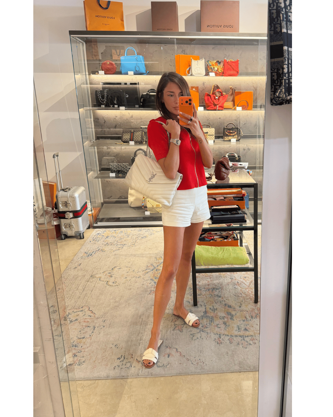 LOULOU MEDIA YSL AVORIO HARDWARE ARGENTO