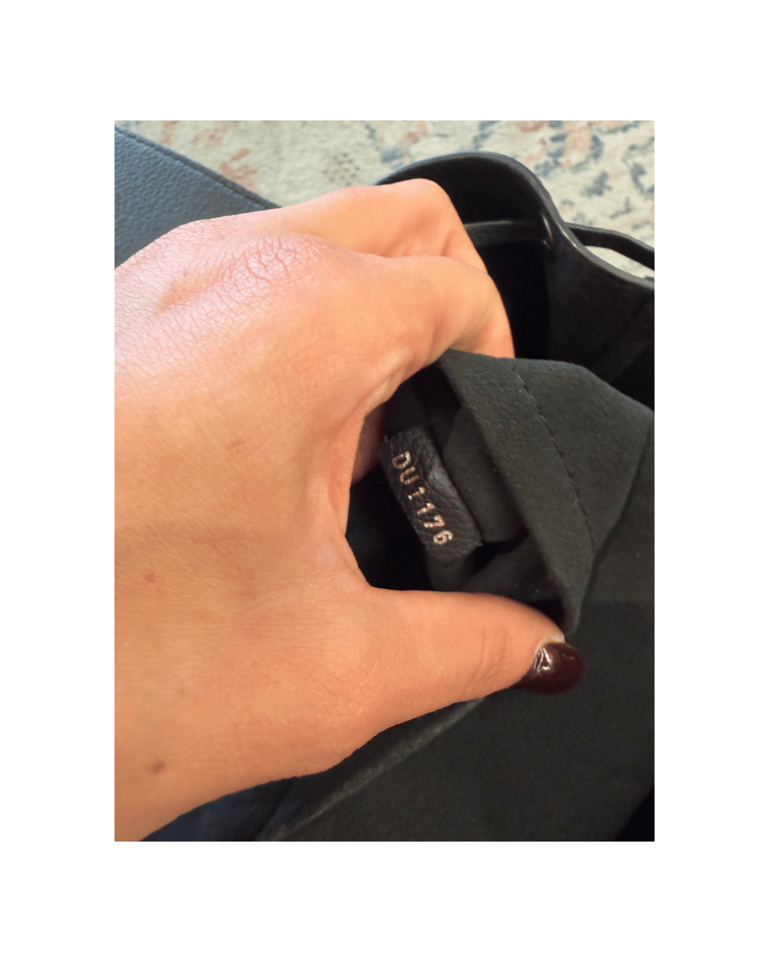 ZAINO PELLE NERA LOCKME PM LOUIS VUITTON