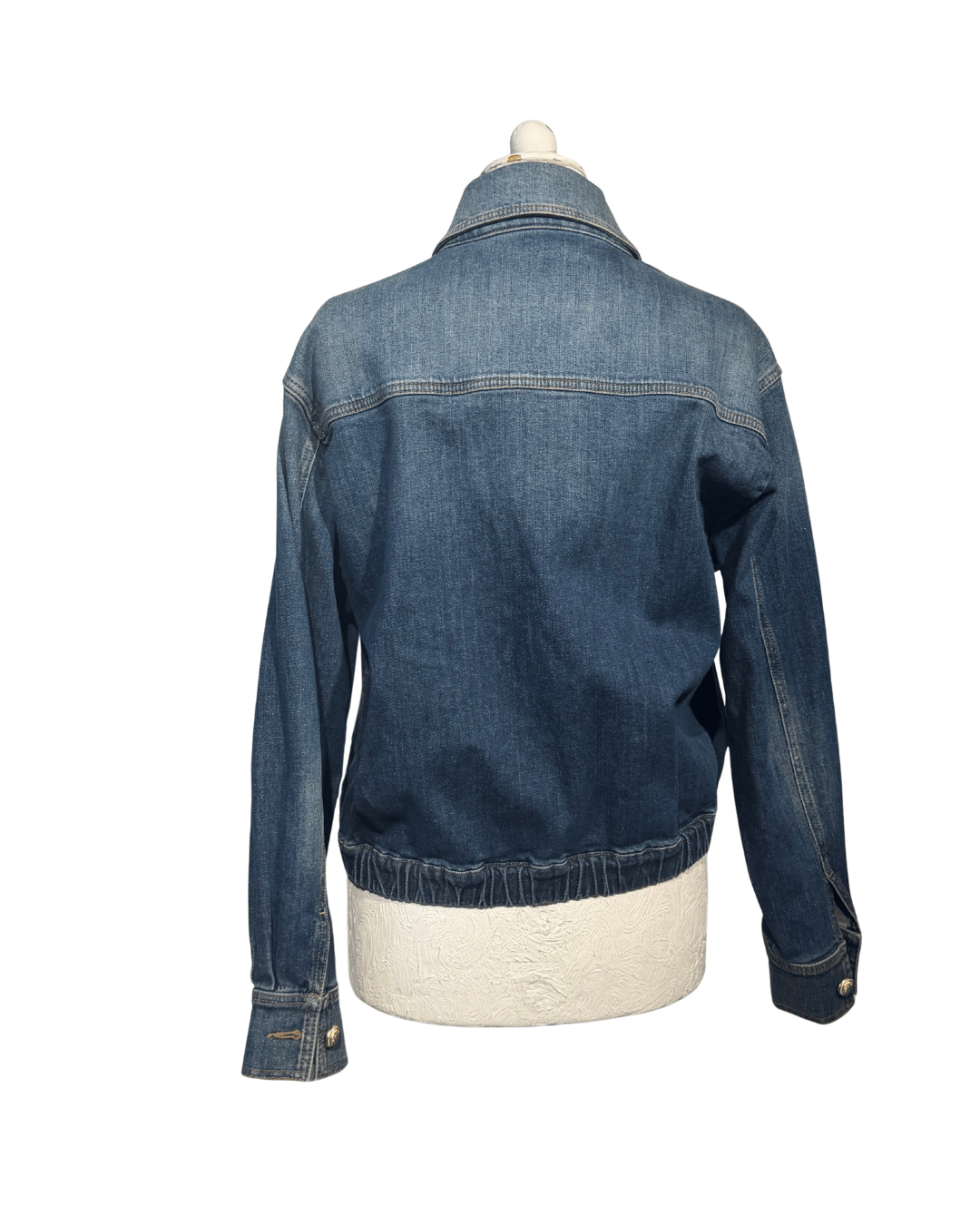 GIACCA JEANS BALMAIN BOTTONI DORATI Tg S