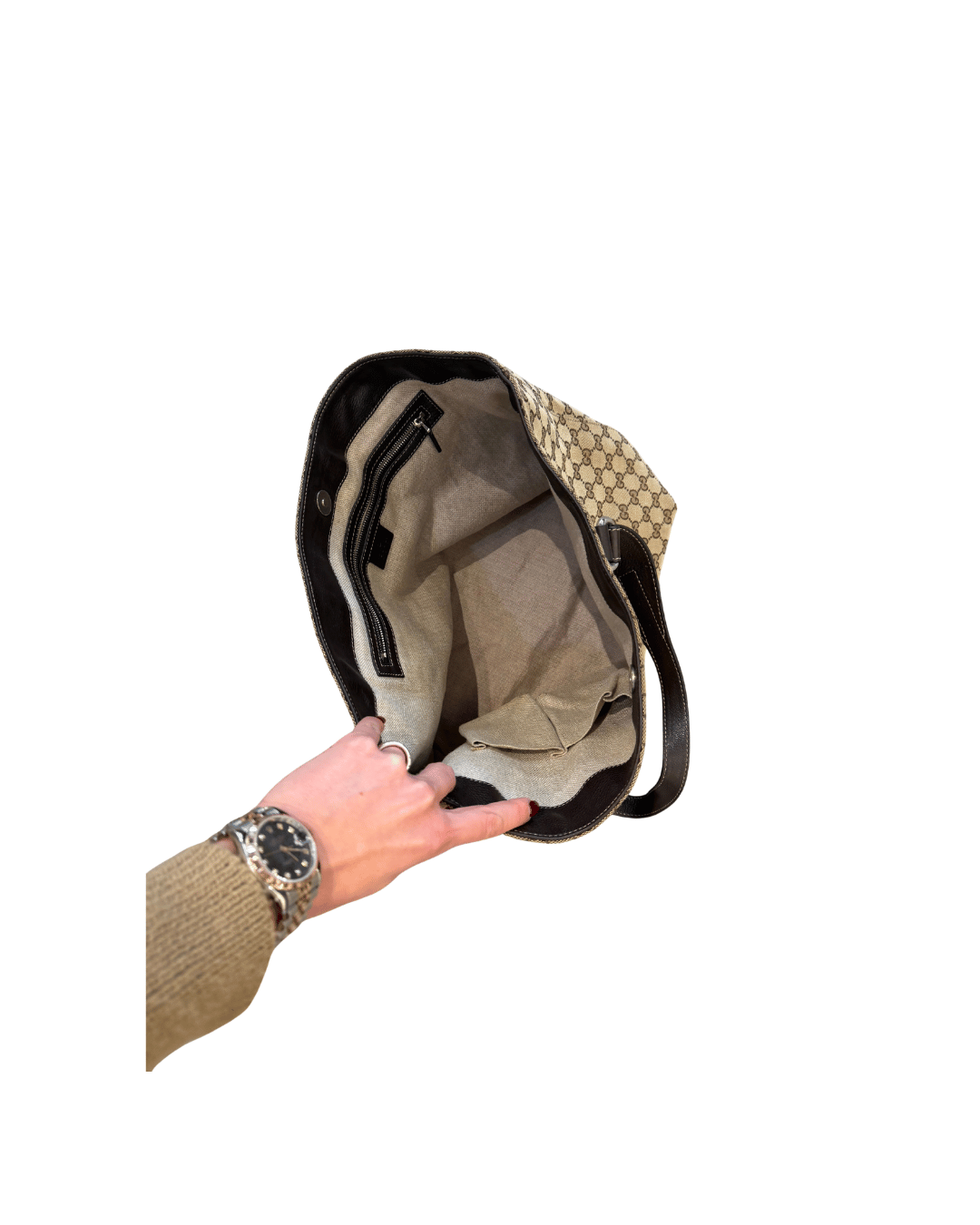 SHOPPER GUCCI GG SUPREME CON CHARM STAFFA