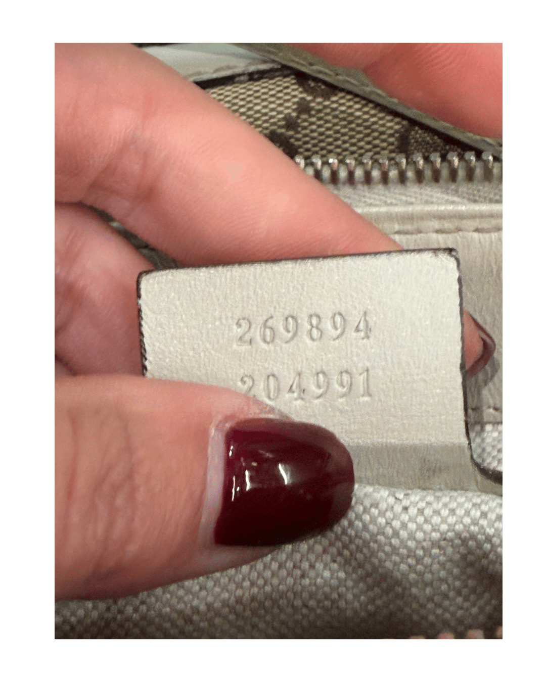 GUCCI JOY BOSTON TELA GG SUPREME RIFINITURE AVORIO