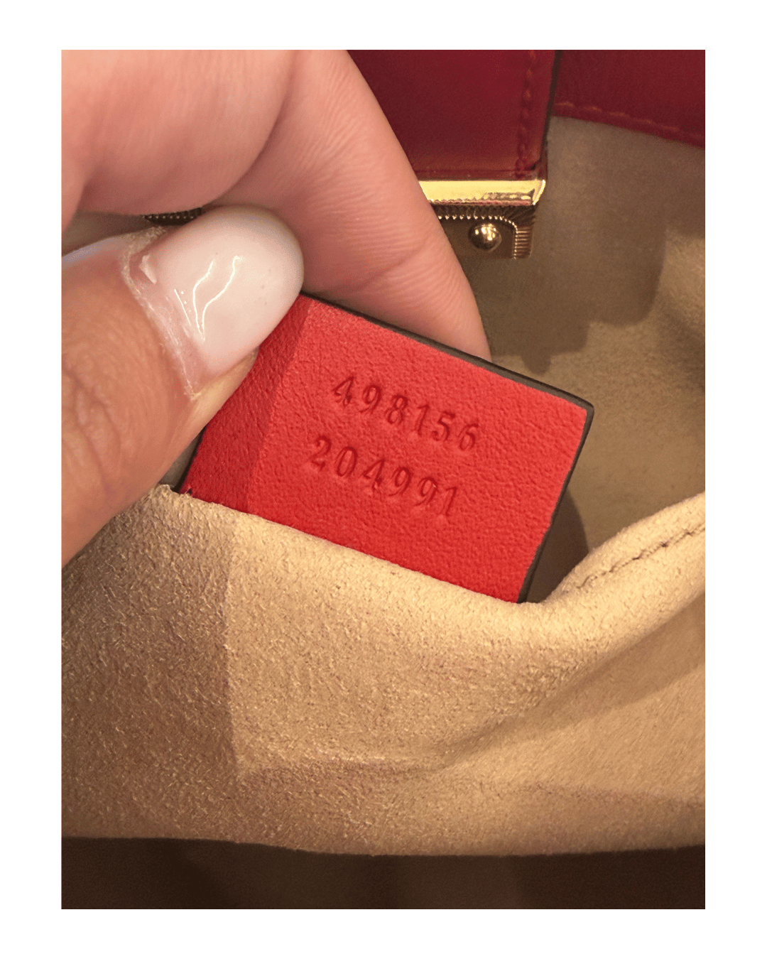 GUCCI PADLOCK GG SUPREME APPLE