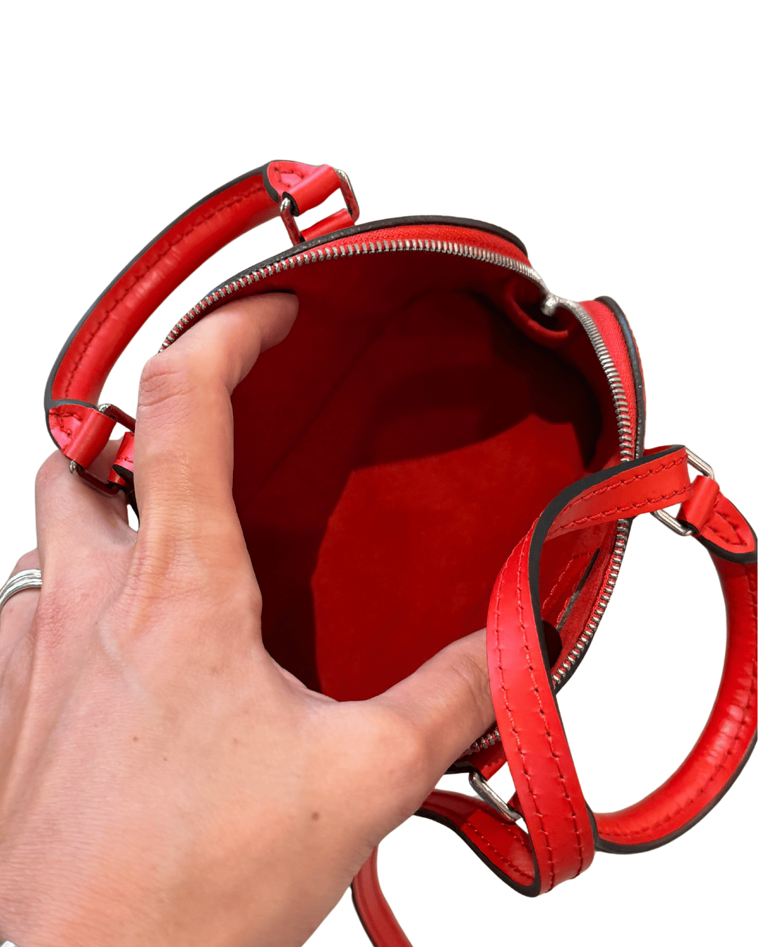 ALMA MINI PELLE EPI CORALLO LOUIS VUITTON