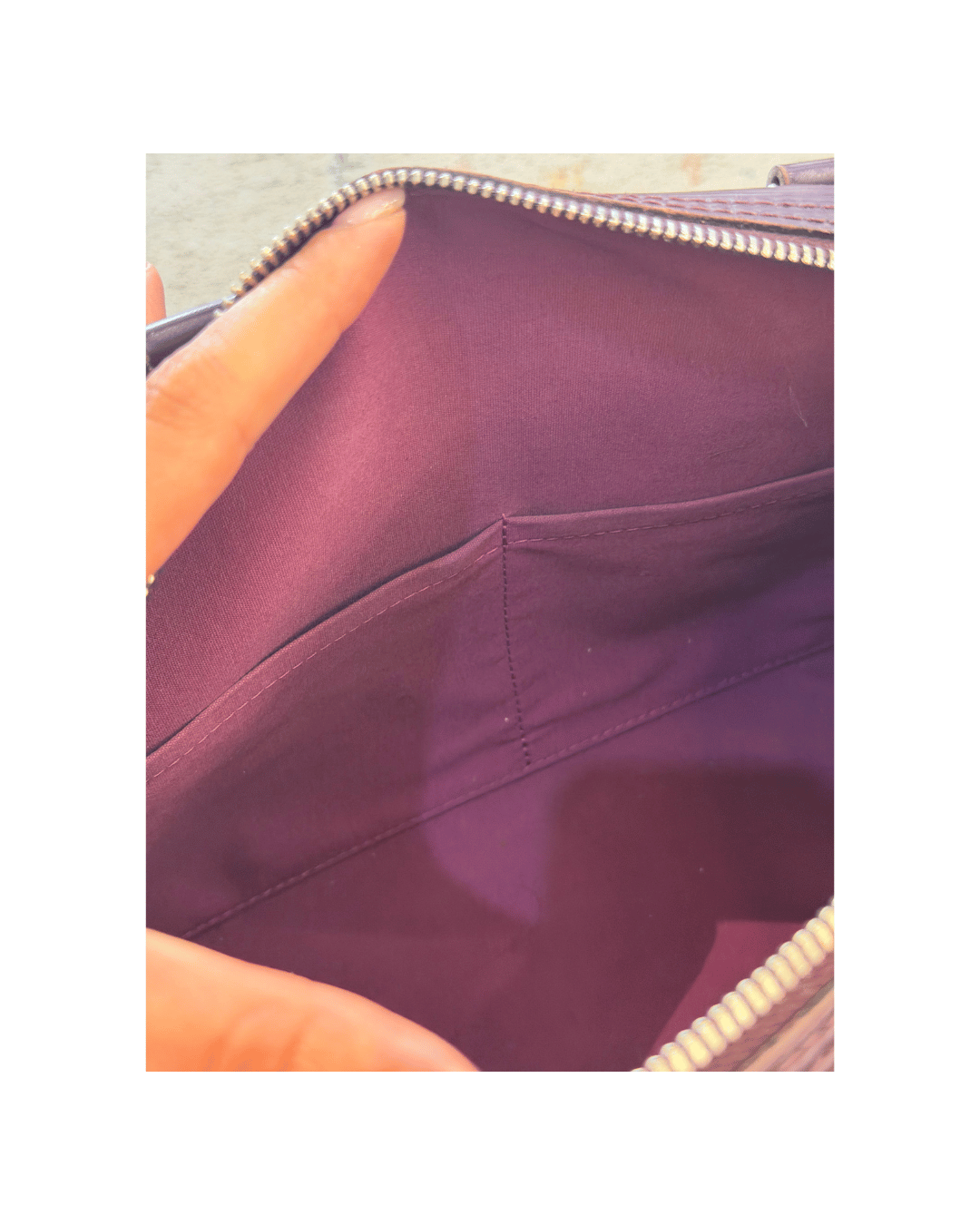 SPEEDY LOUIS VUITTON PELLE EPI PRUGNA