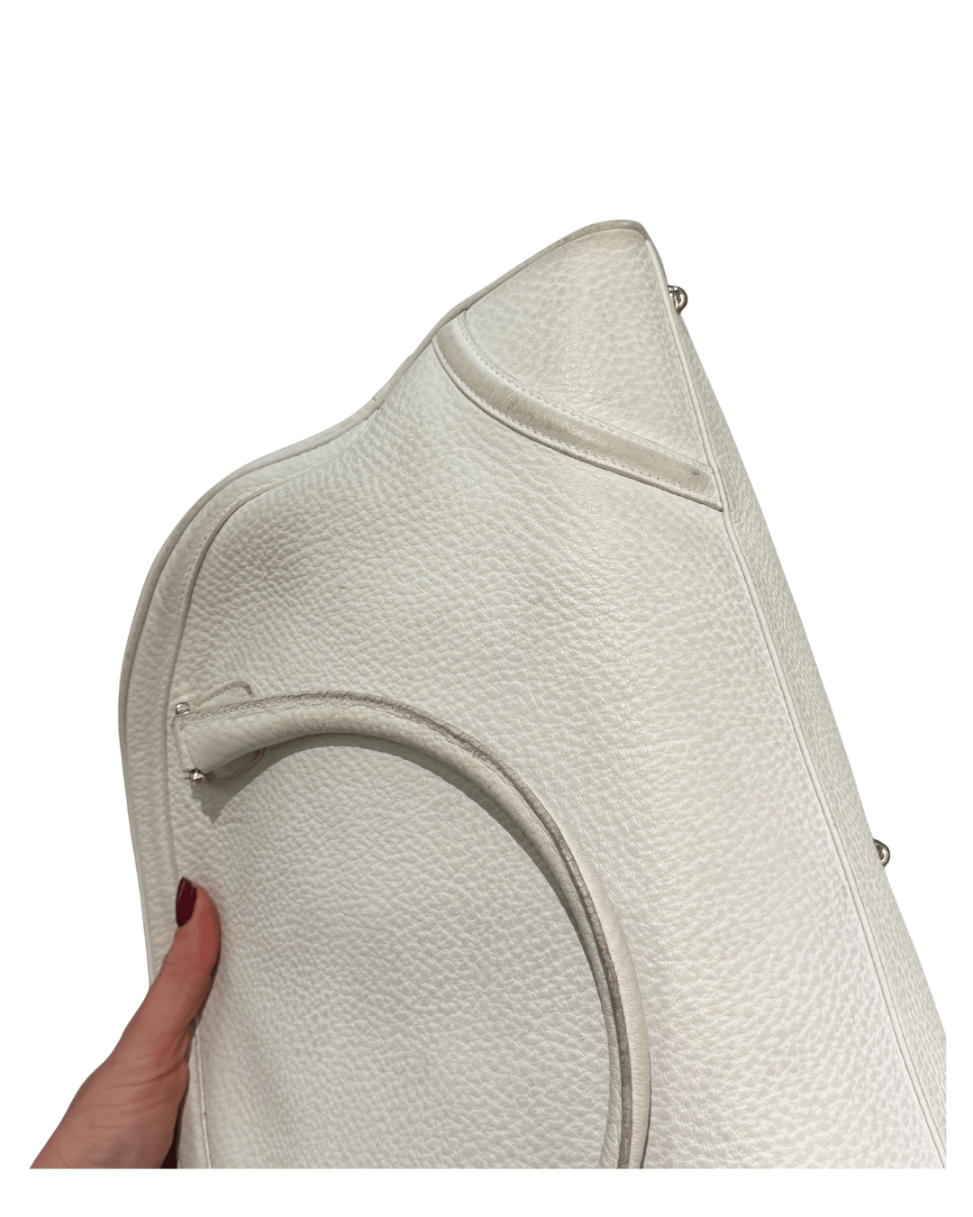 GUCCI BOSTON BLONDIE PELLE BIANCA FASCIA WEB