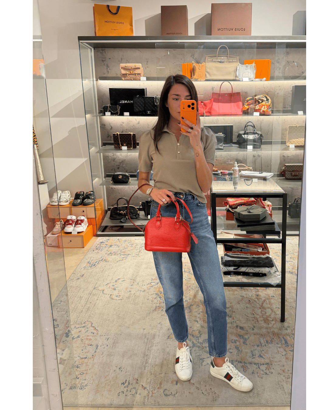 ALMA BB PELLE EPI CORALLO LOUIS VUITTON