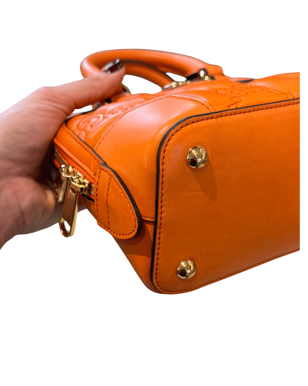MINI BORSA GUCCI ARANCIONE GG ARANCIONE