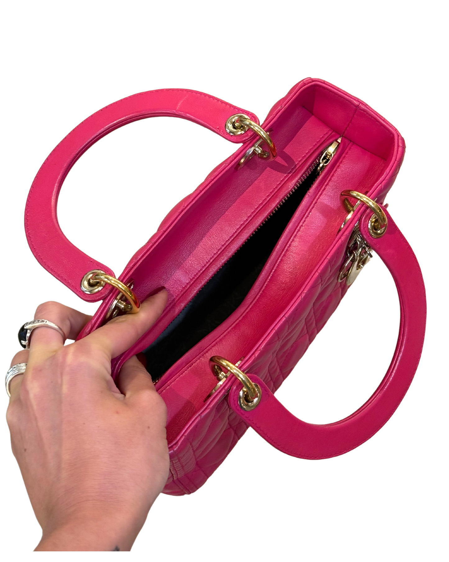 LADY DIOR MEDIA FUCSIA