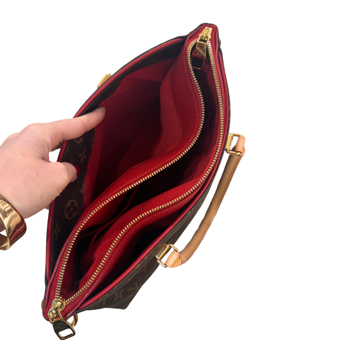 PALLAS LOUIS VUITTON INSERTO ROSSO