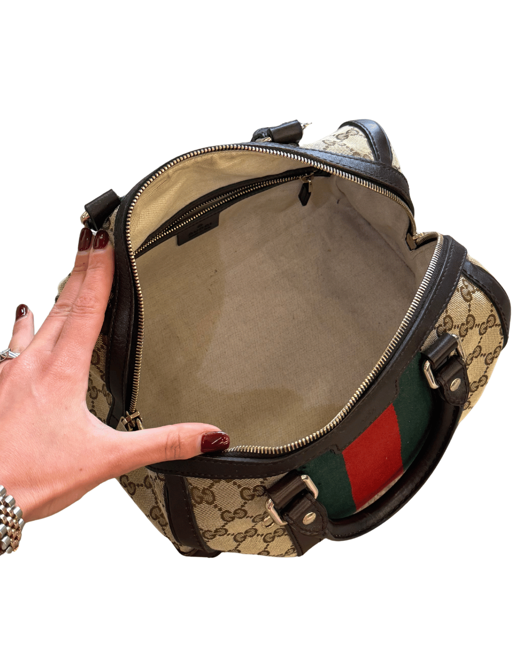 BAULETTO GUCCI BOSTON GG SUPREME FASCIA WEB