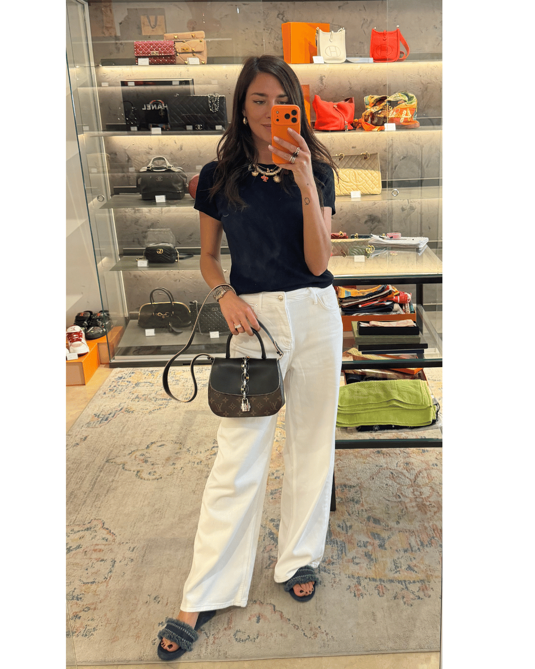 LOUIS VUITTON CHAIN PM RIFINITURE NERE