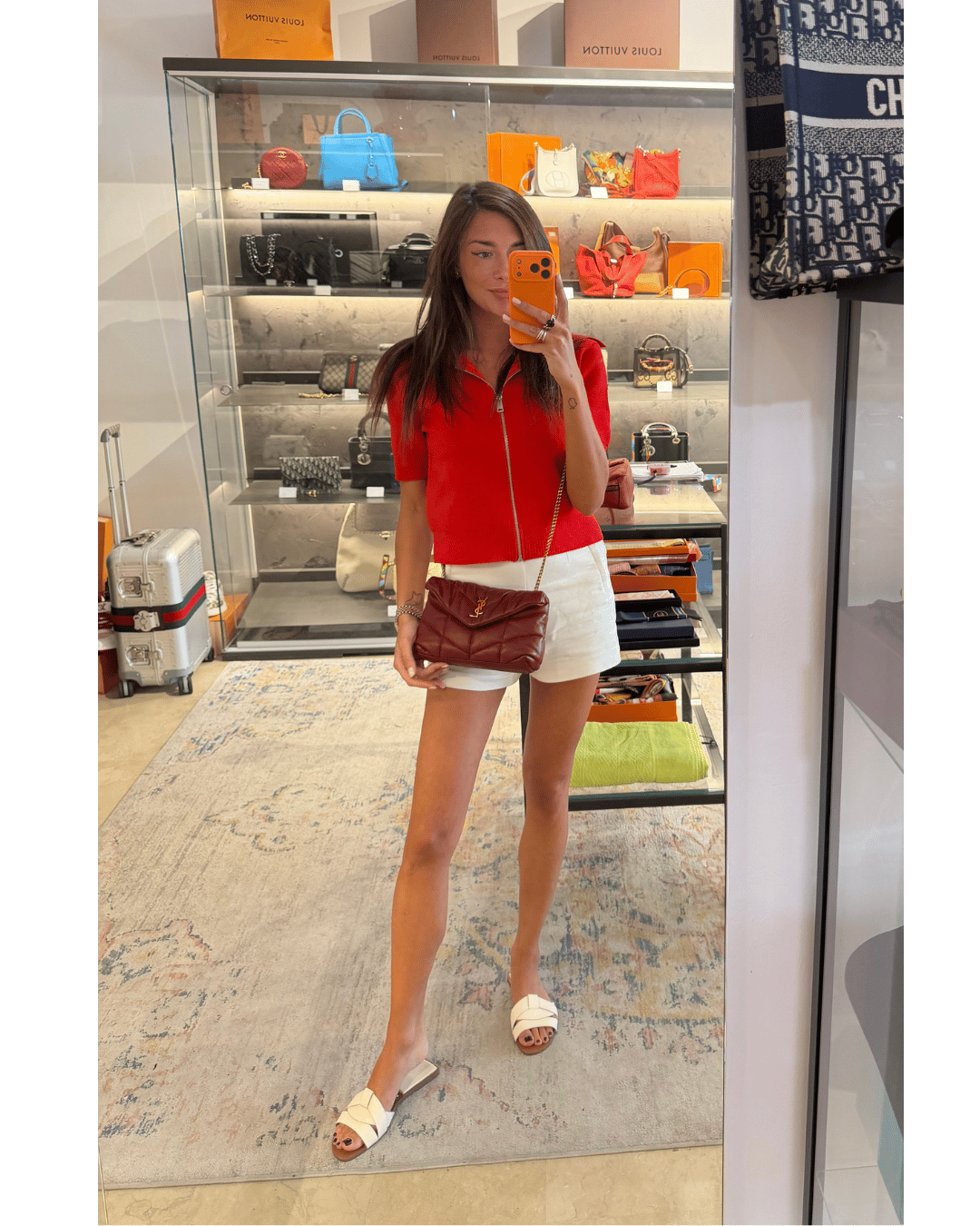 PUFFER TOY YSL ROSSA/BORDEAUX