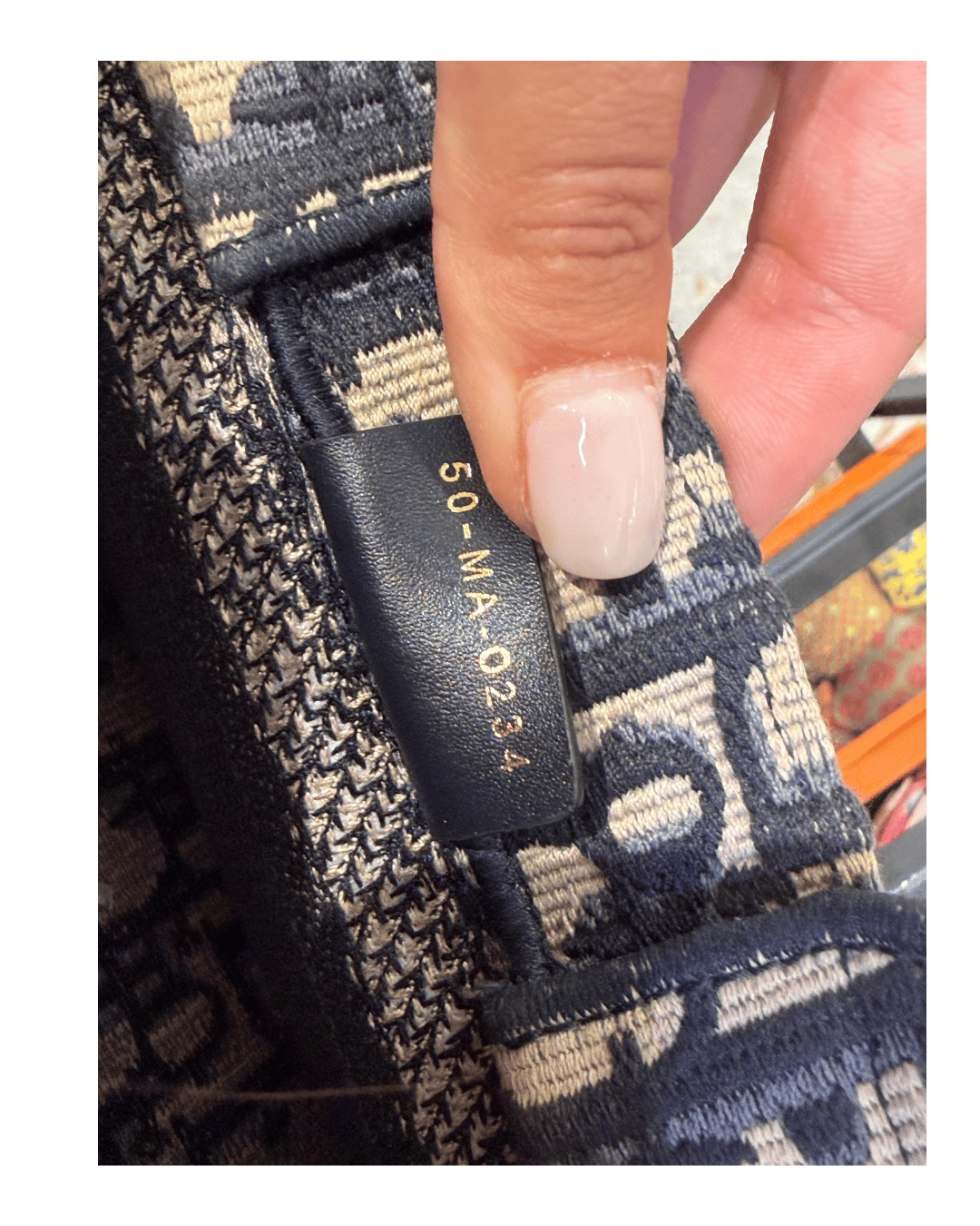 DIOR MINI BOOKTOTE CON TRACOLLA