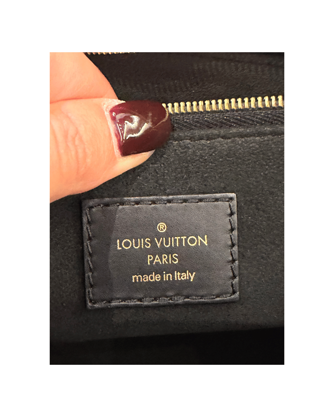 VAVIN PM LOUIS VUITTON DAMIER EBENE RIFINITURE CREMA