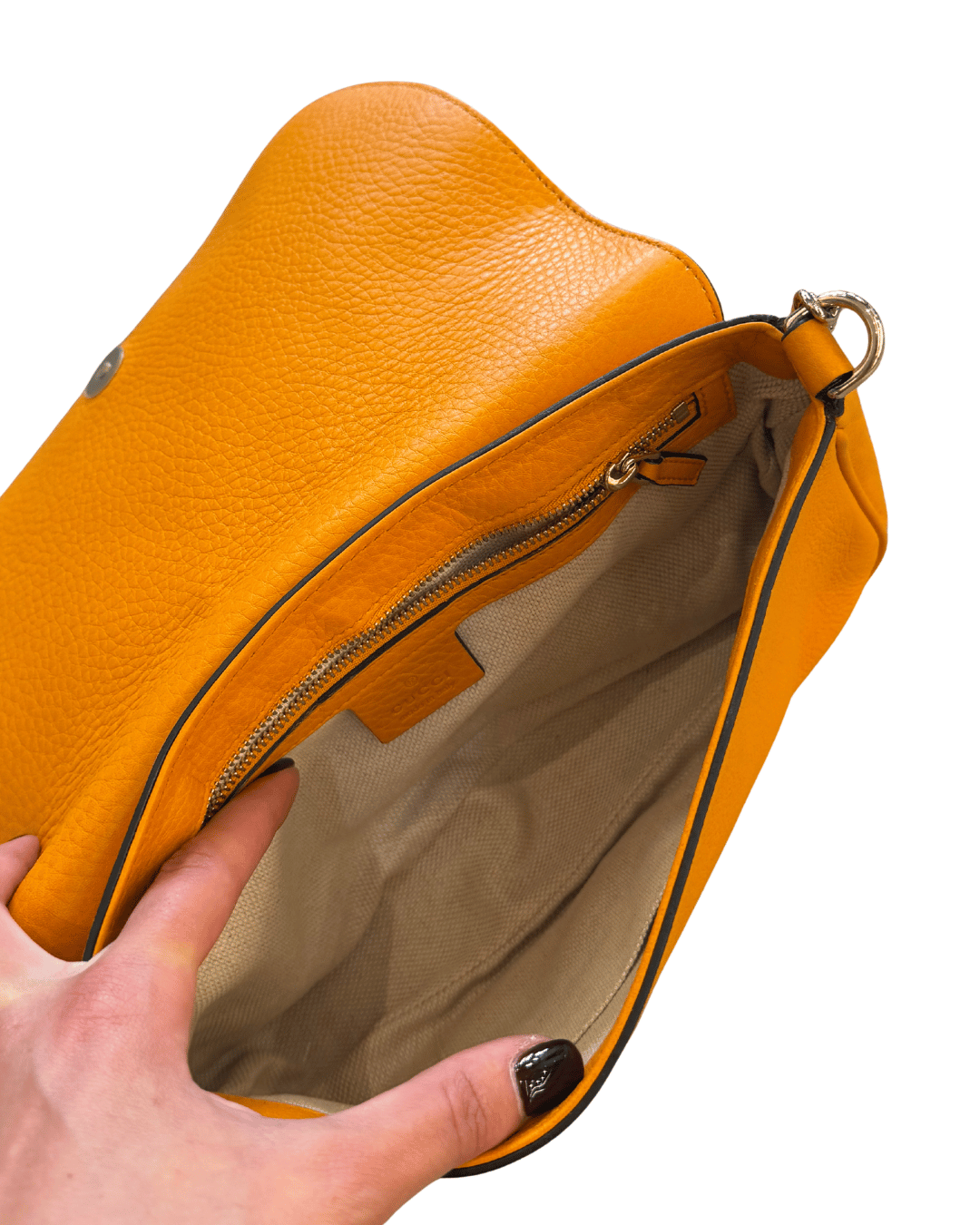 POCHETTE GUCCI SOHO ARANCIONE