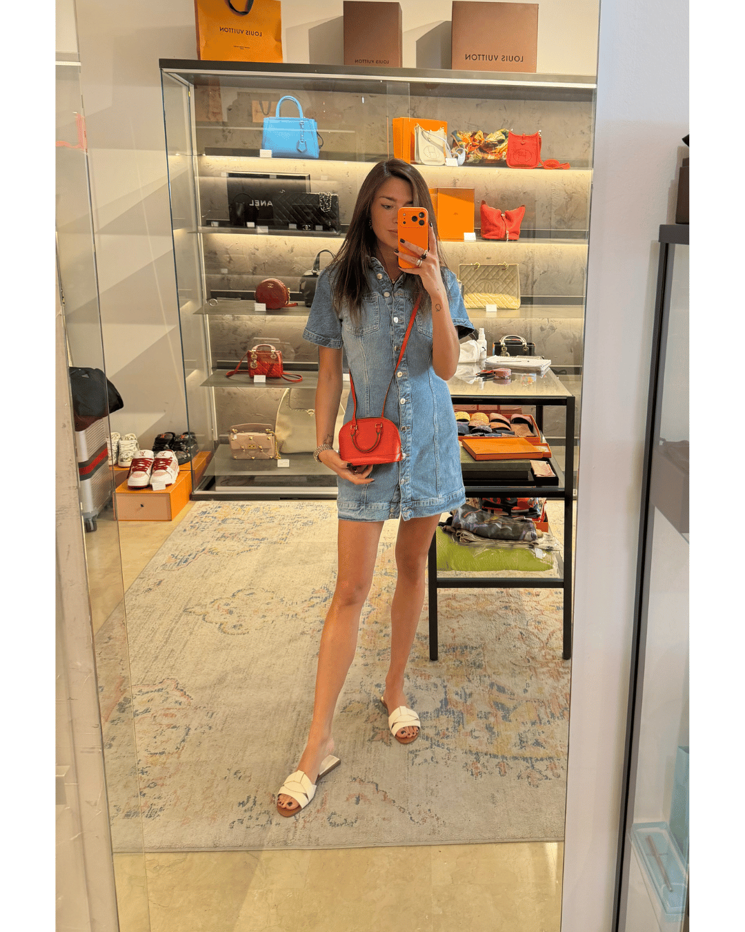 ALMA MINI PELLE EPI CORALLO LOUIS VUITTON