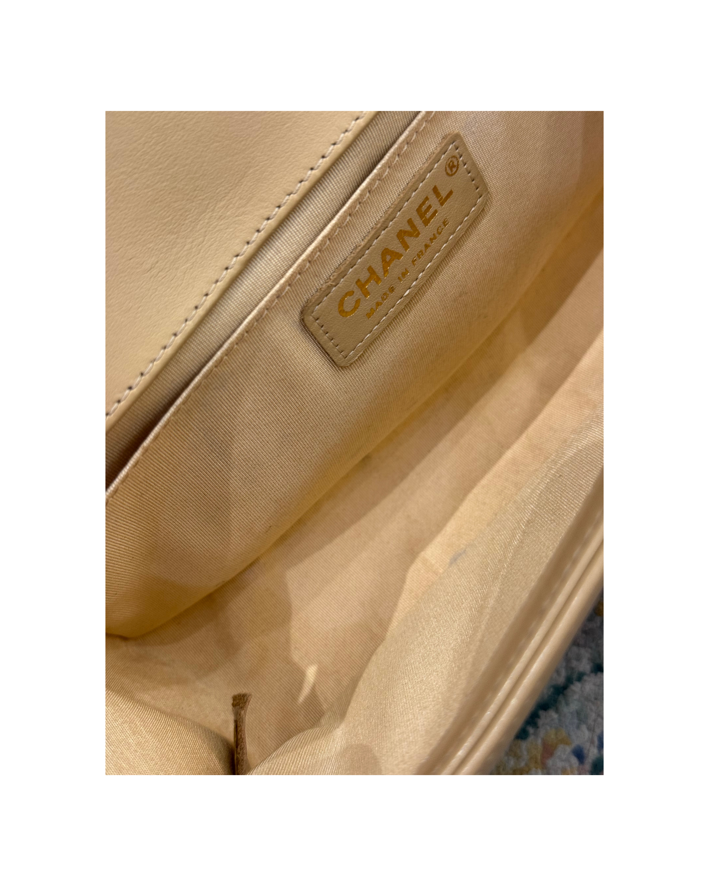 CHANEL BOY BEIGE