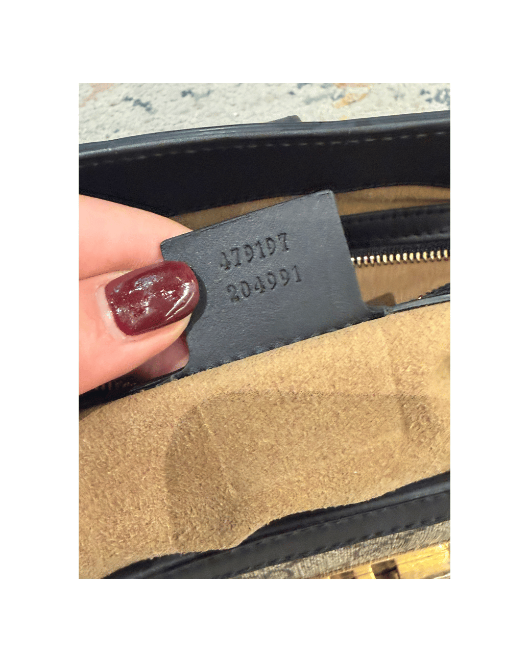 GUCCI PADLOCK GG SUPREME RIFINITURE NERE