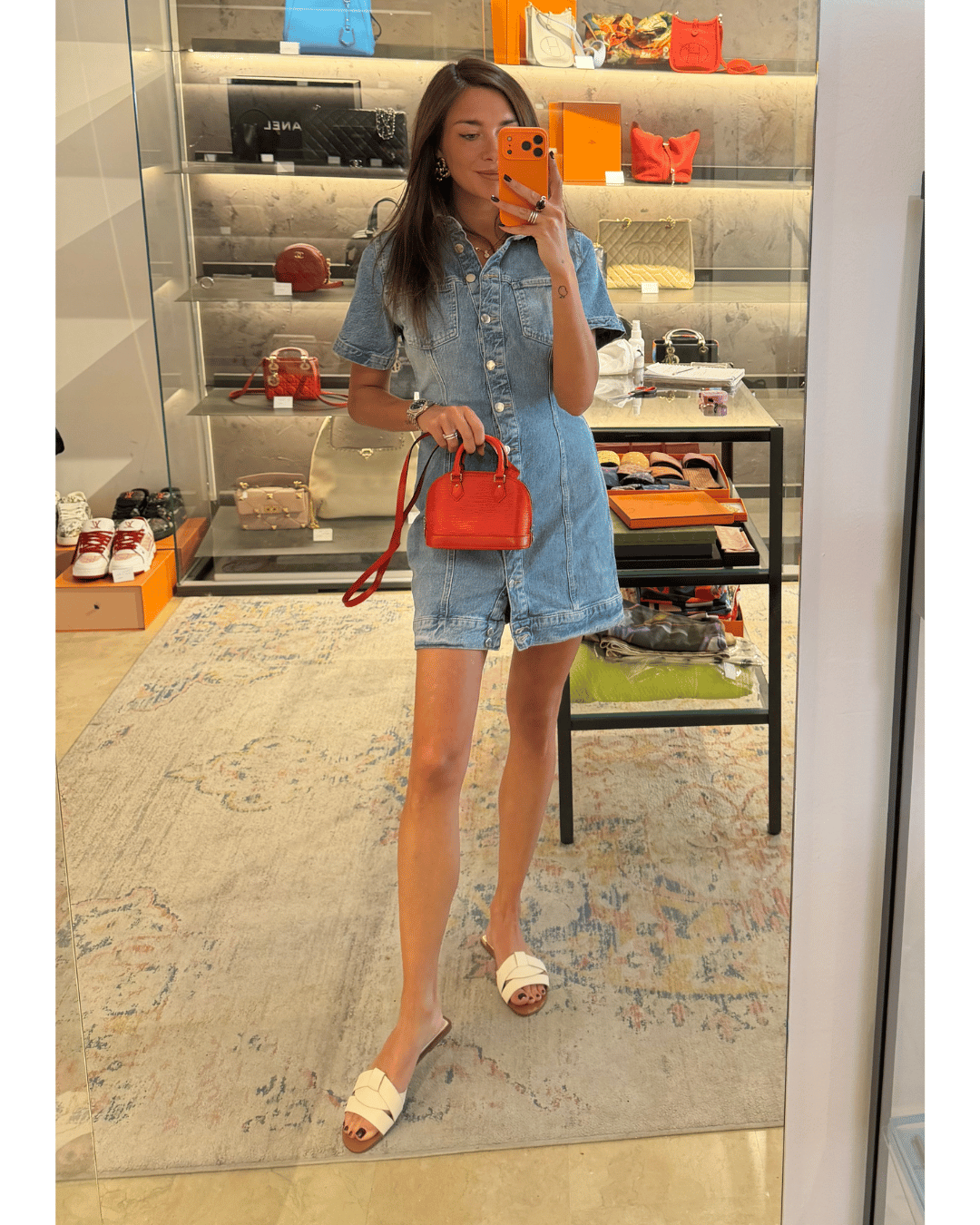 ALMA MINI PELLE EPI CORALLO LOUIS VUITTON
