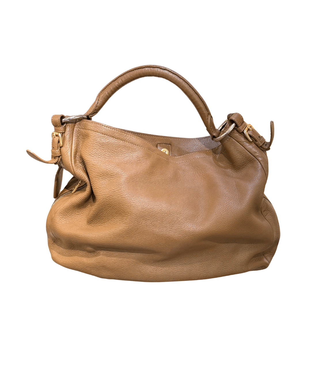 PRADA MEZZALUNA PELLE COLOR CAMMELLO