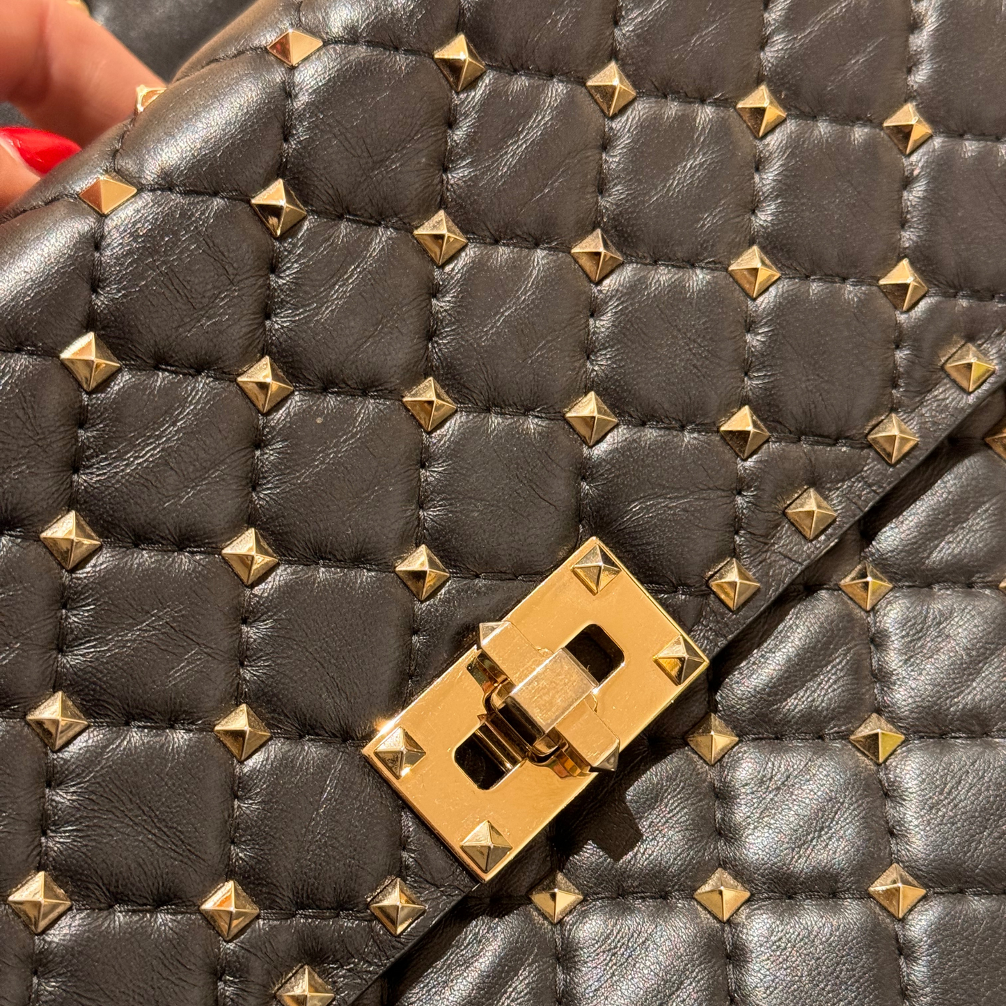 VALENTINO SPIKE MISURA GRANDE NERA