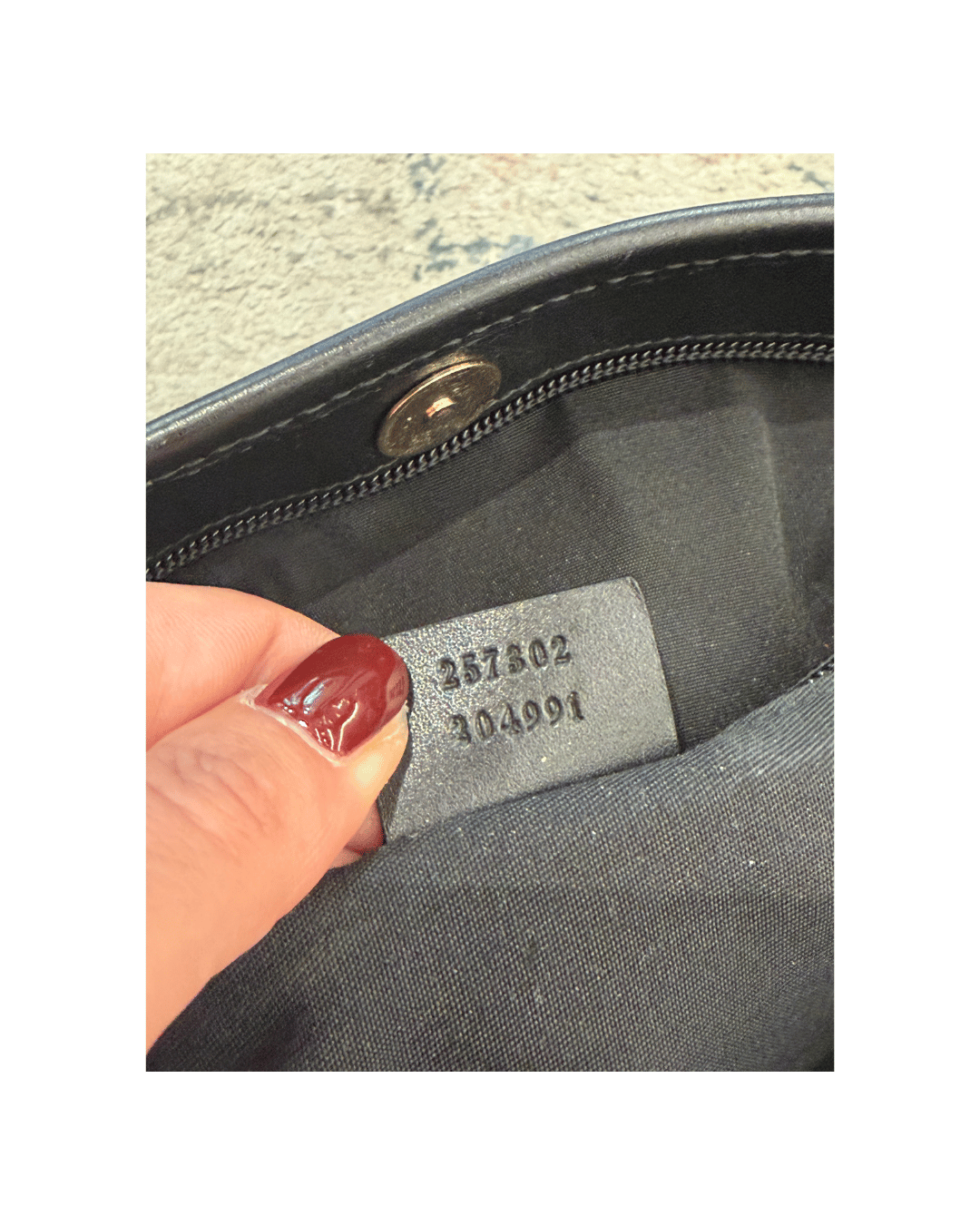 BORSA GUCCI TELA NERA