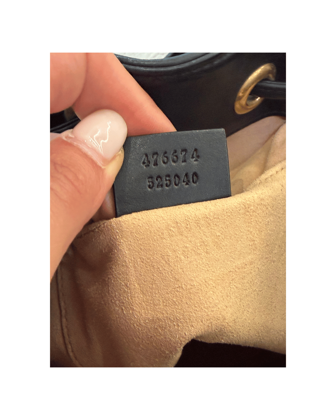 SECCHIELLO GUCCI MARMONT NERO TRACOLLA FASCIA WEB