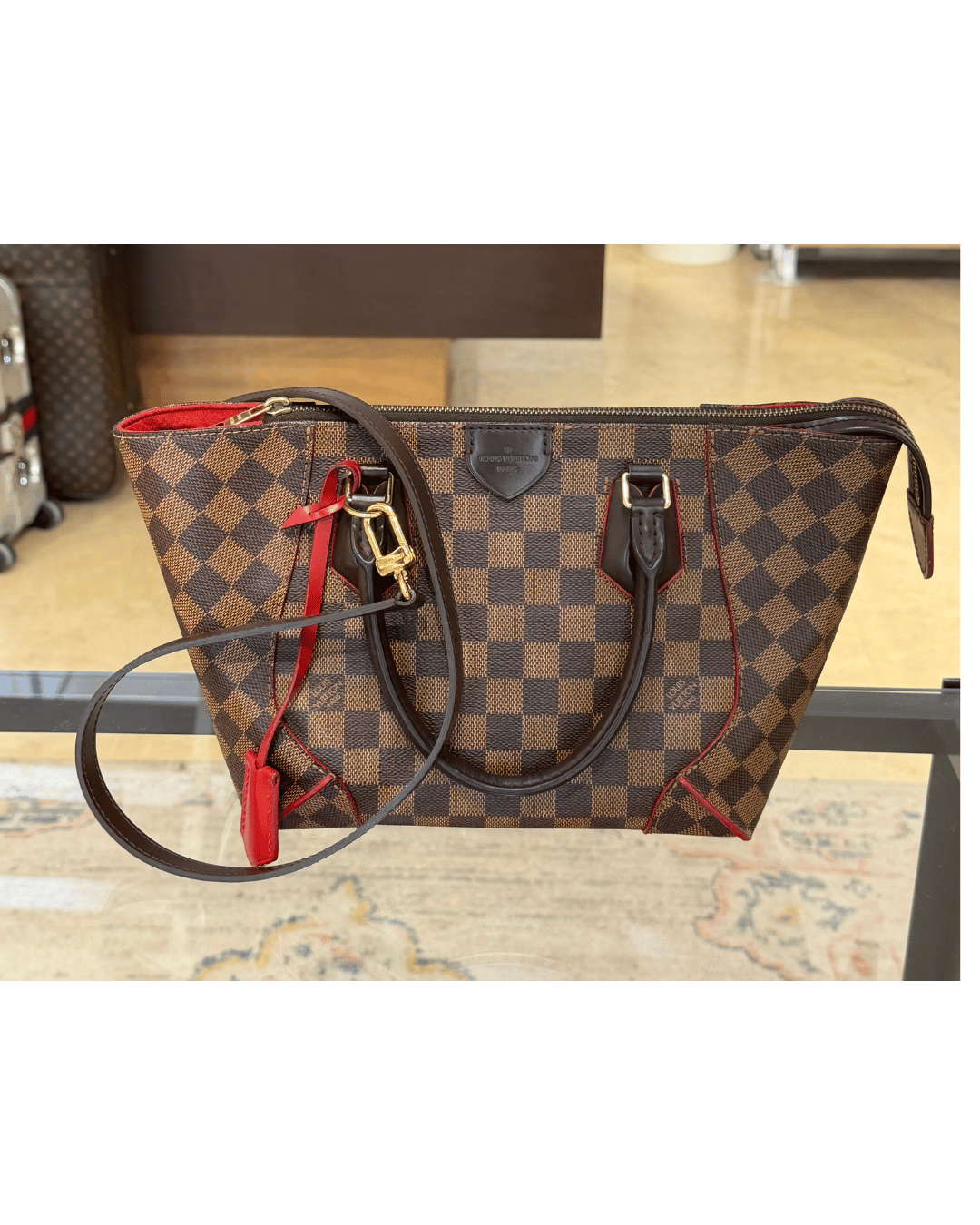 CAISSA PM LOUIS VUITTON DAMIER EBENE