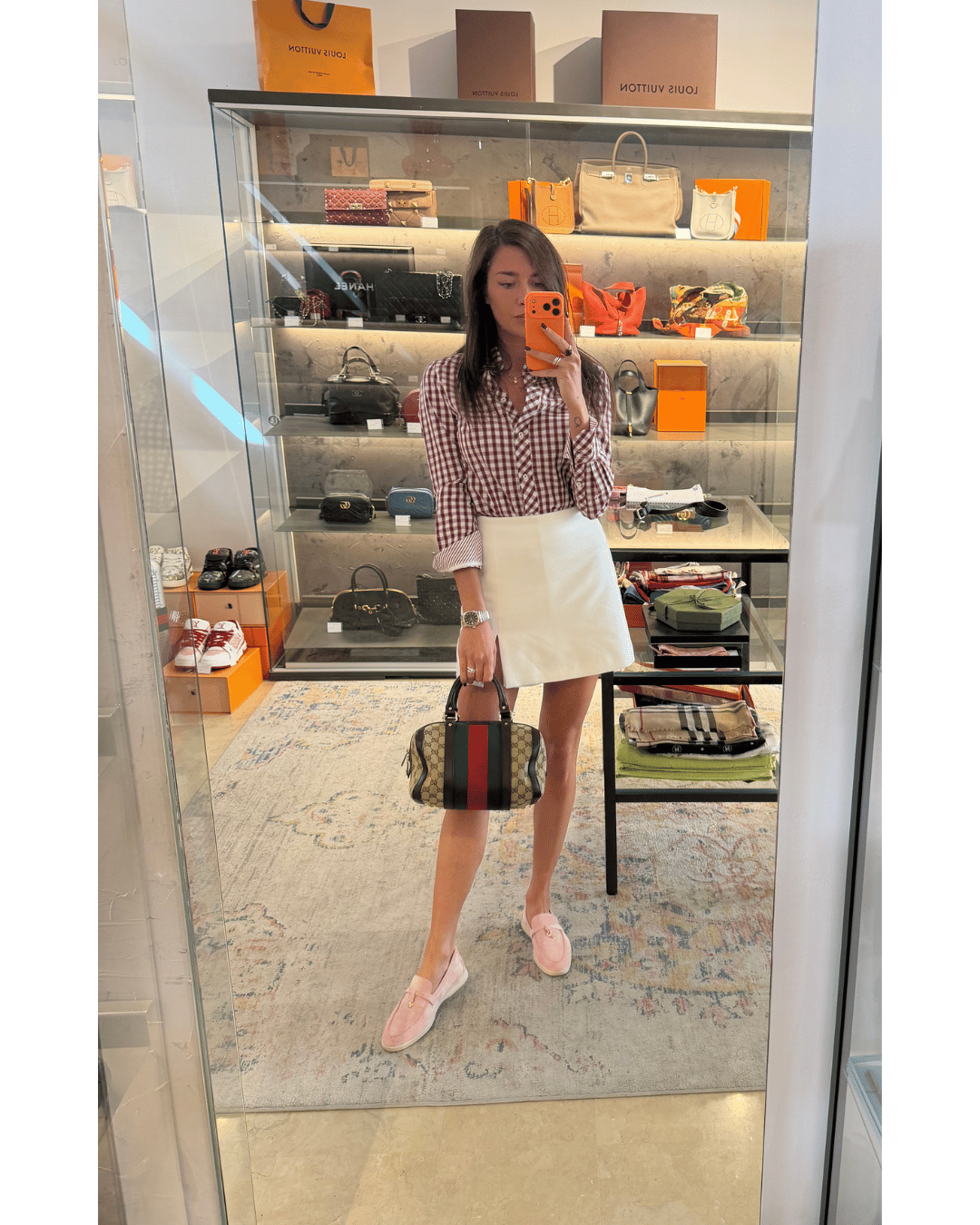 BAULETTO GUCCI BOSTON GG SUPREME FASCIA WEB