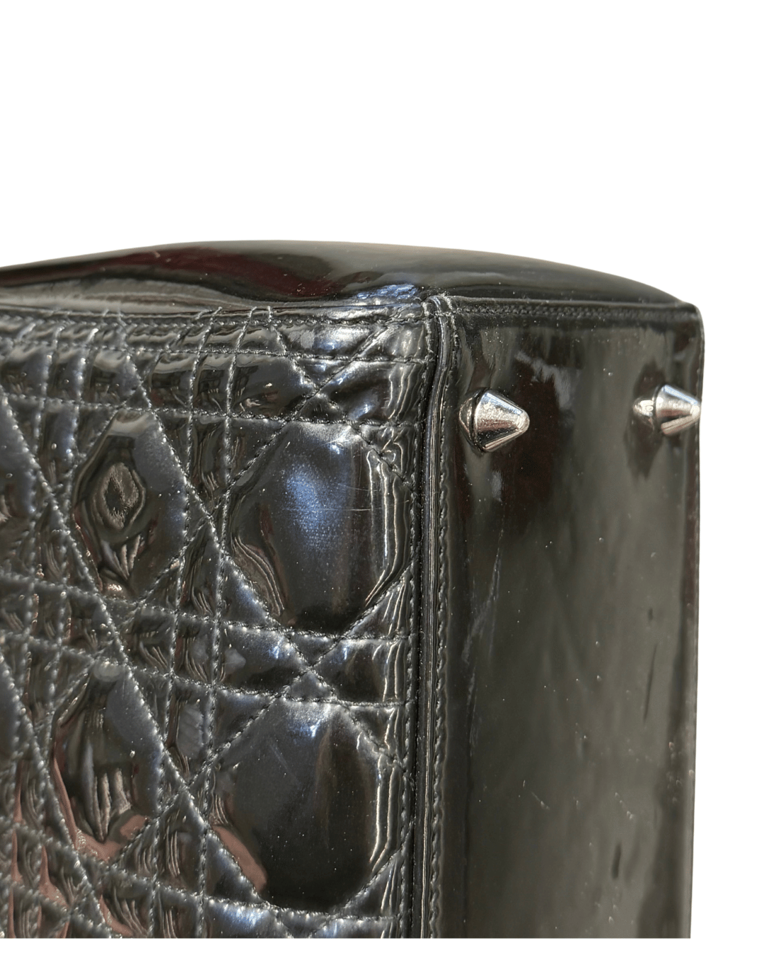 LADY DIOR MEDIA VERNIS NERA HARDWARE ARGENTO