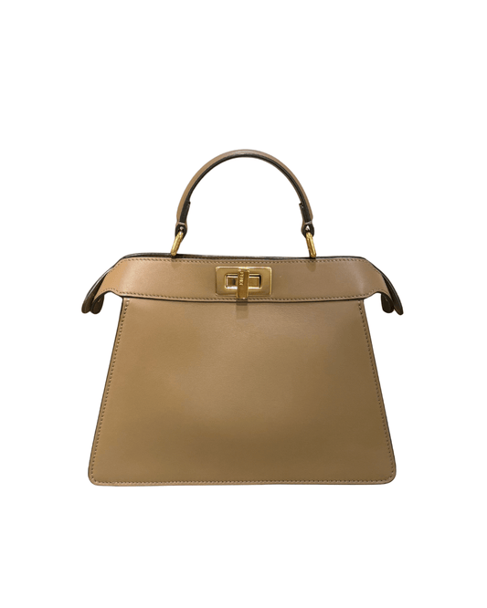 FENDI PEEKABOO SMALL PELLE BEIGE