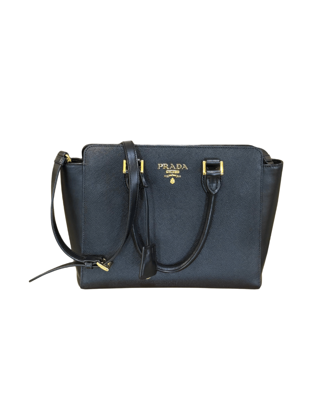 BORSA PRADA NERA IN PELLE