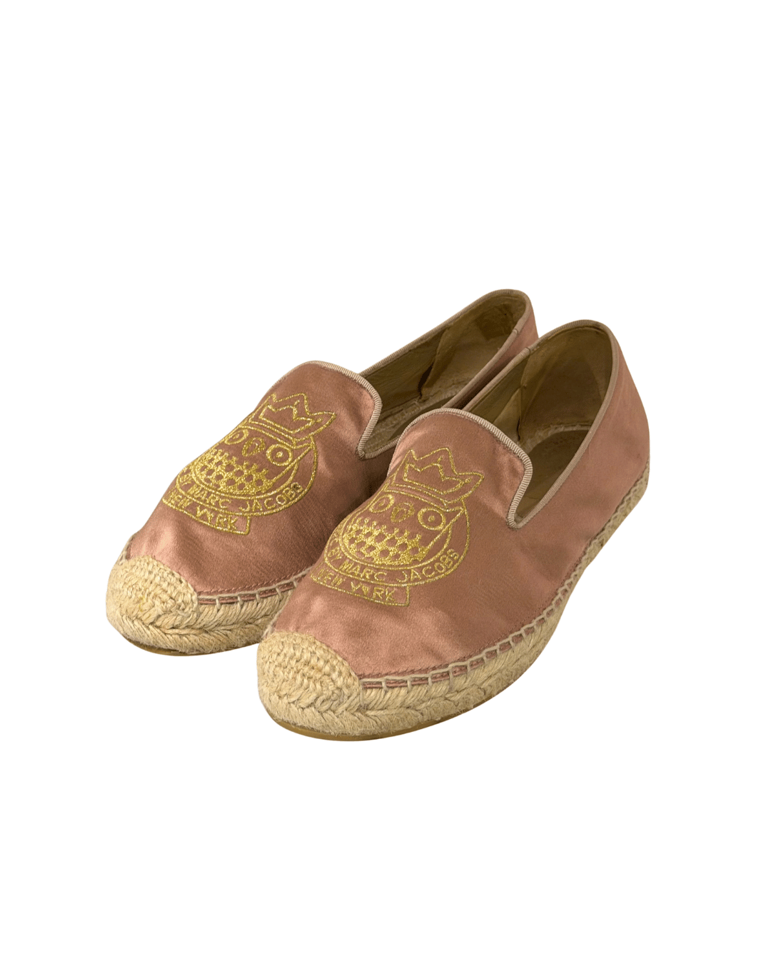 ESPADRILLAS MARC JACOBS ROSA RICAMO GUFO ORO Nr 40