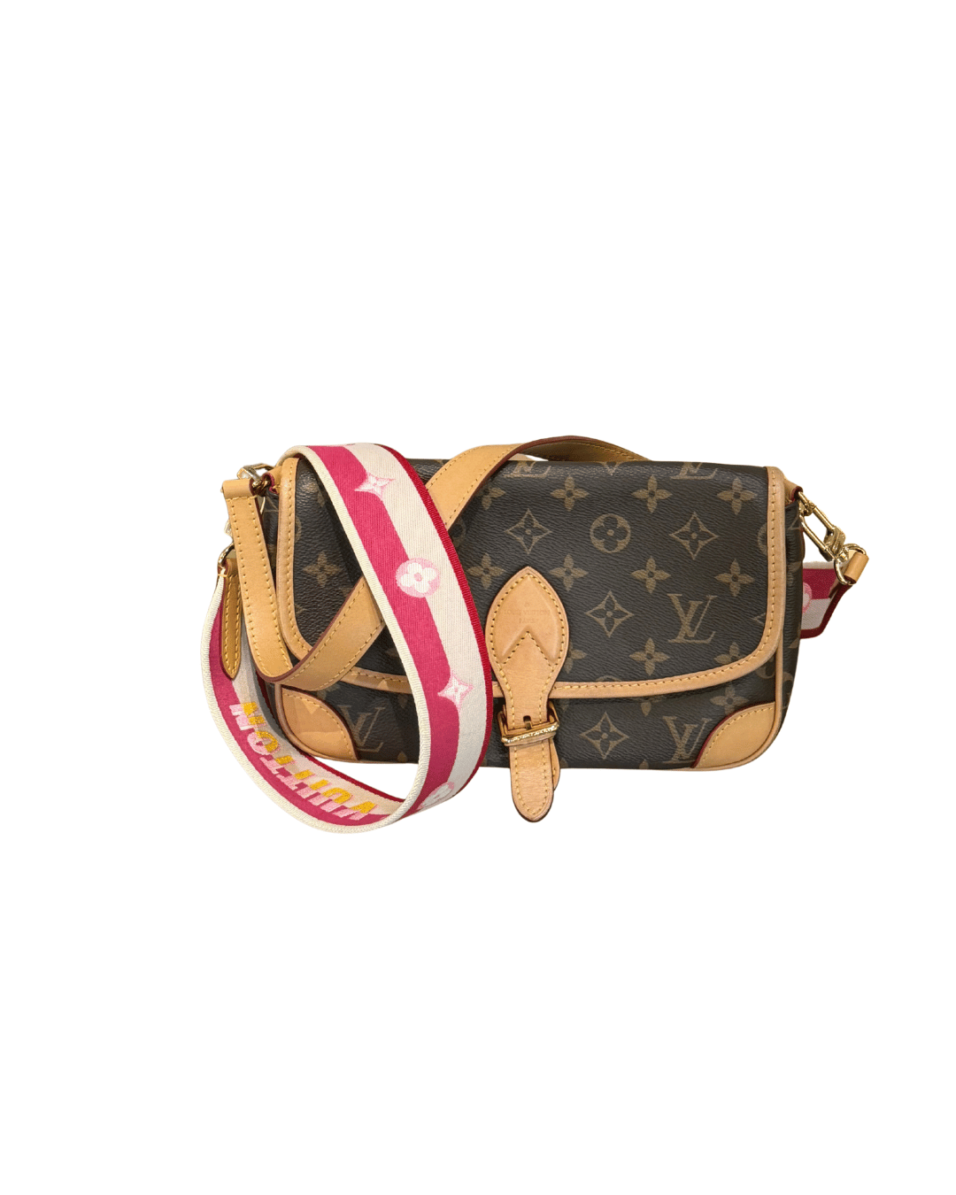 DIANE LOUIS VUITTON MONOGRAM DOPPIA TRACOLLA