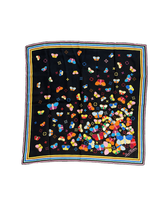 FOULARD LOUIS VUITTON BUTTERFLY MURAKAMI