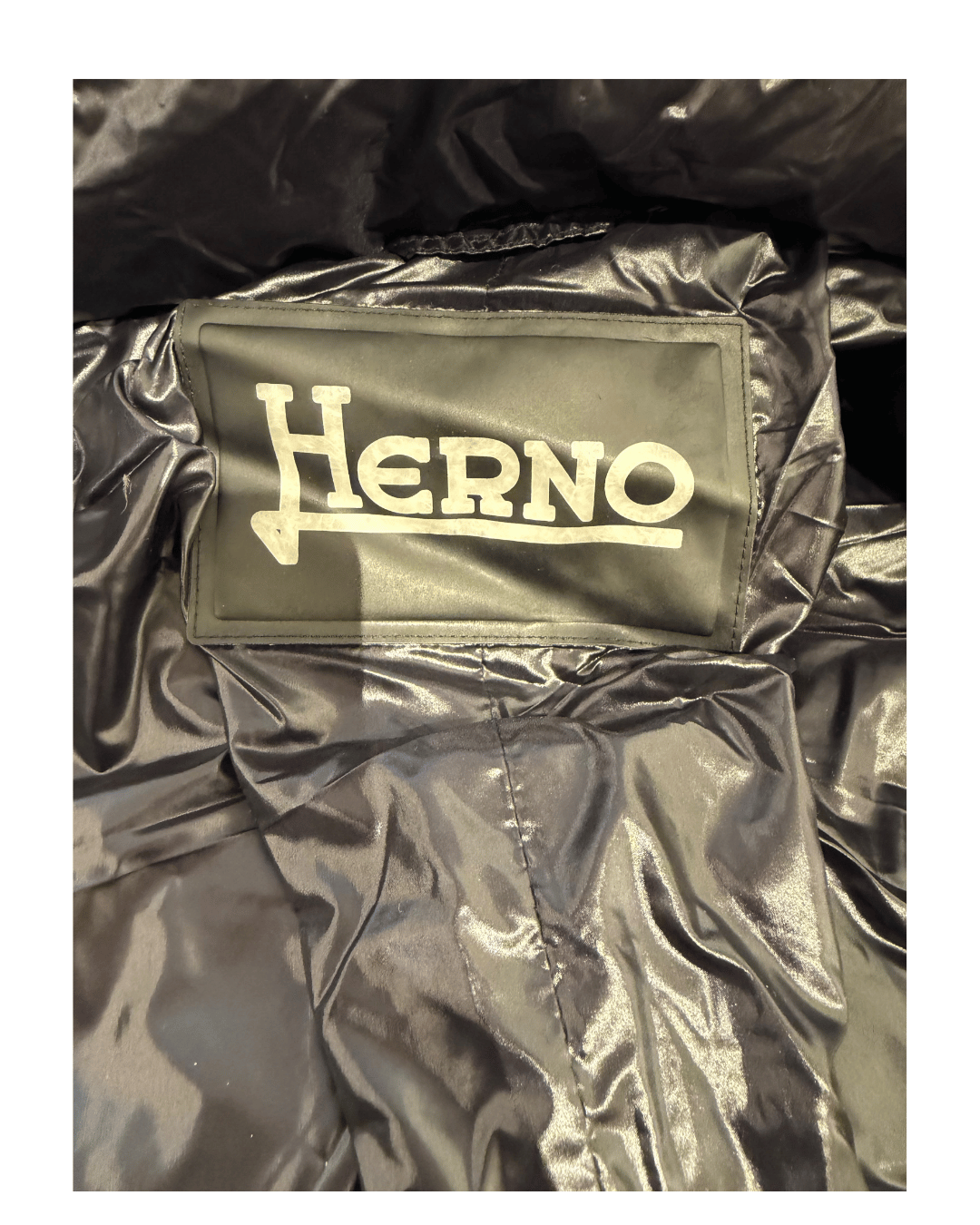 PIUMINO SMANICATO HERNO BLU NOTTE